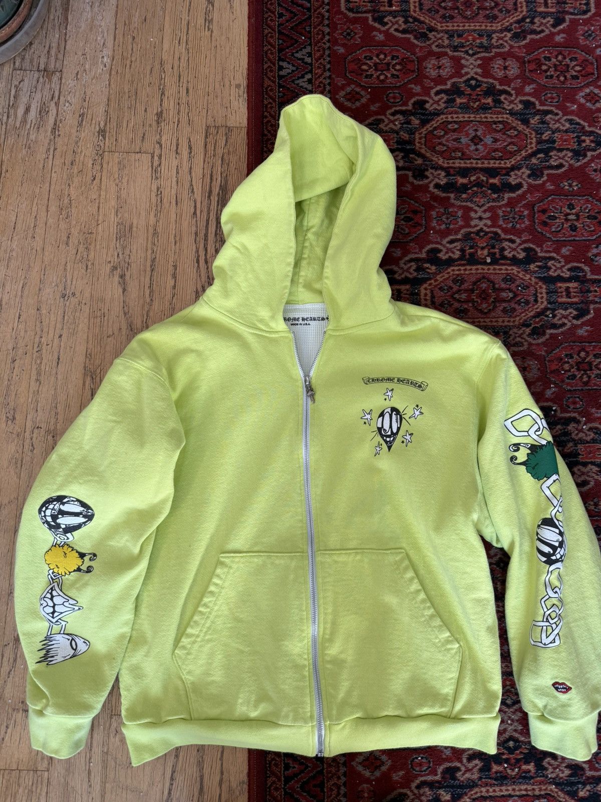Chrome Hearts Chrome Hearts Matty Boy Green Thermal Lined Jacket Size US L / EU 52-54 / 3 - 1 Thumbnail