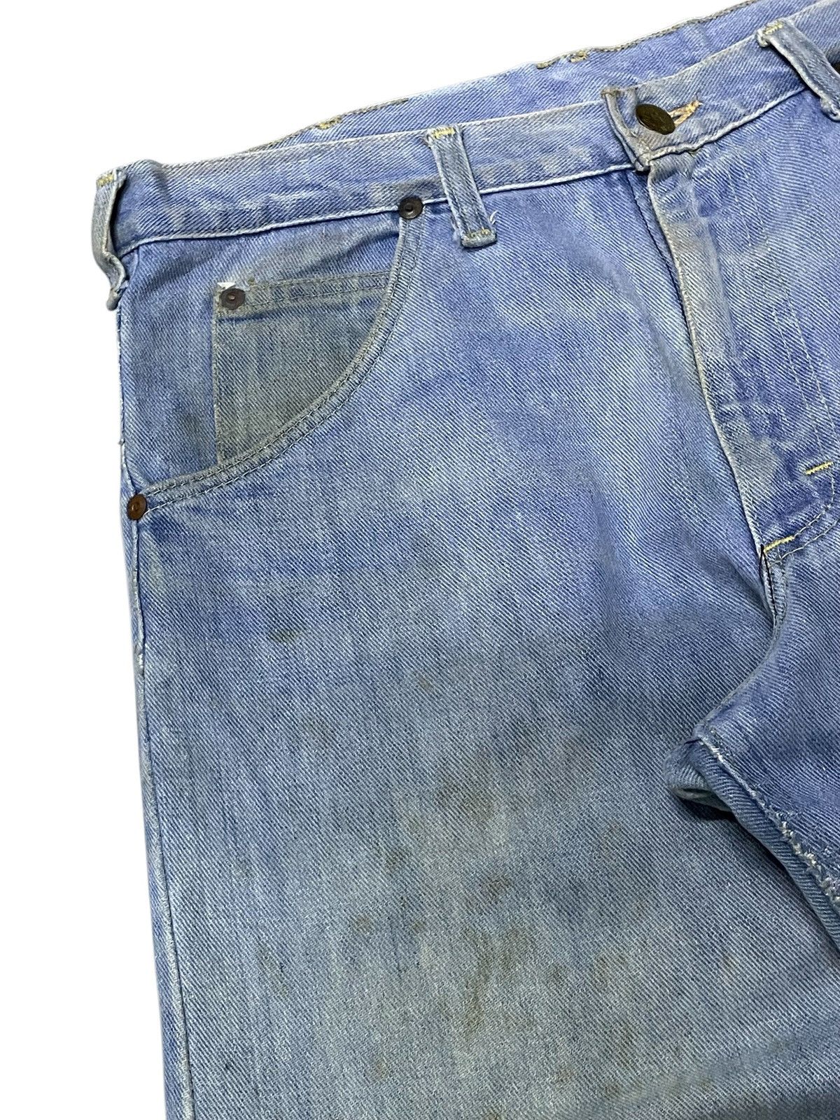 Lee × Vintage Vintage 60s 70s Lee Riders Muddy Jeans Size US 32 / EU 48 - 8 Thumbnail