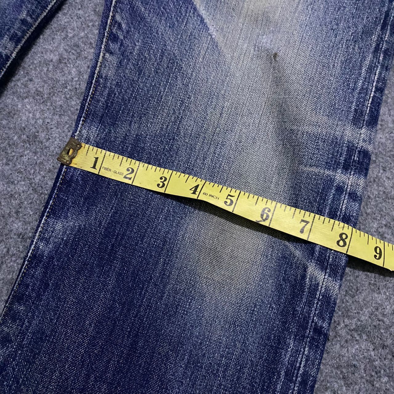 If Six Was Nine Vintage Standard California Selvegde Distressed Denim Size US 32 / EU 48 - 5 Thumbnail