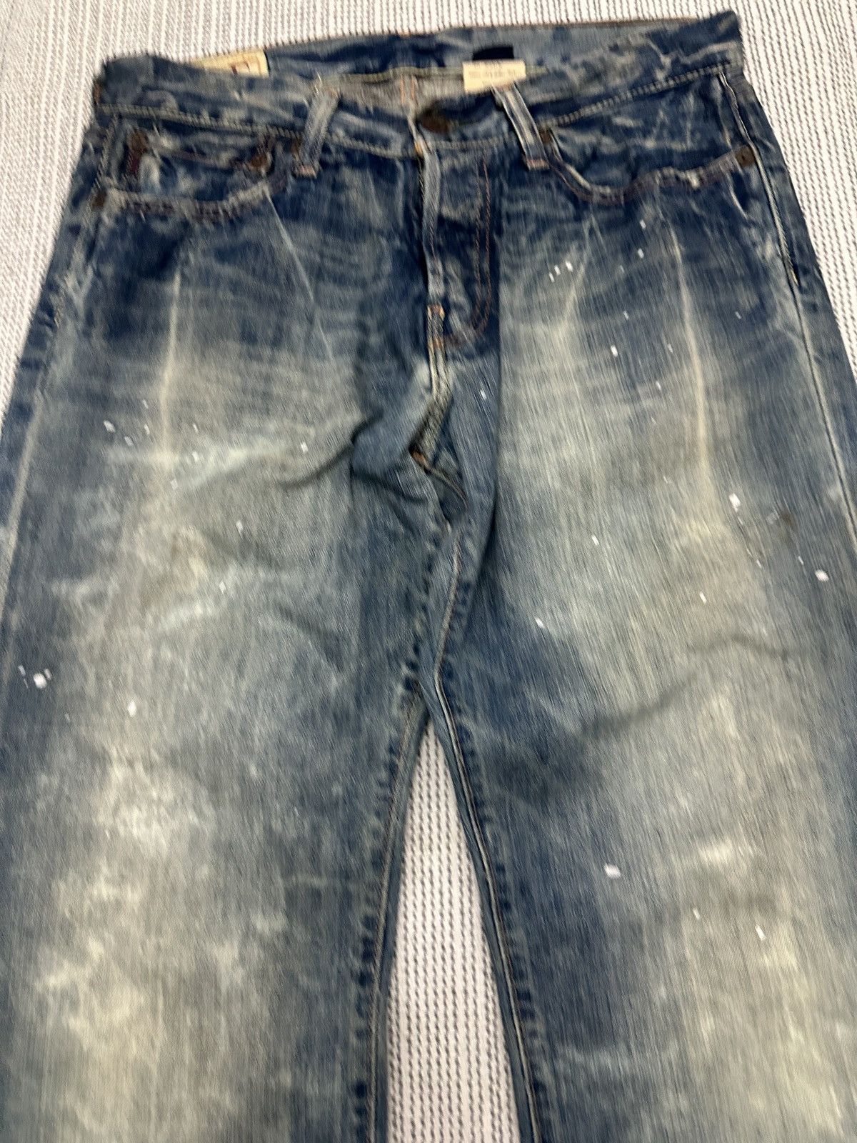 Abercrombie & Fitch 🔥Rare !!! ABERCROMBIE&FITCH DISTRESSED JEANS Size US 32 / EU 48 - 3 Thumbnail