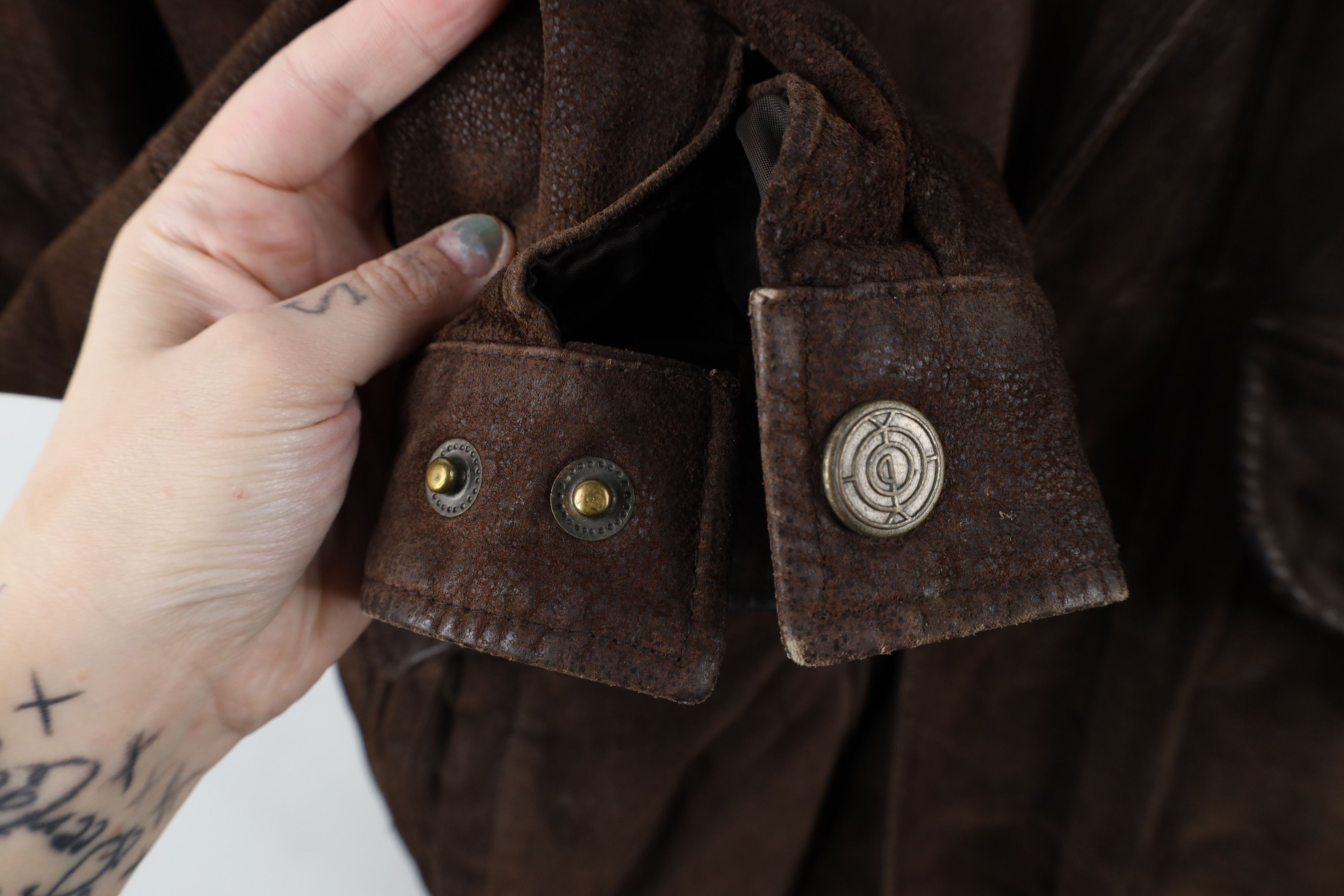 Members Only × Vintage Vintage 90s Members Only Lined Suede Leather Bomber Jacket Size US L / EU 52-54 / 3 - 8 Thumbnail