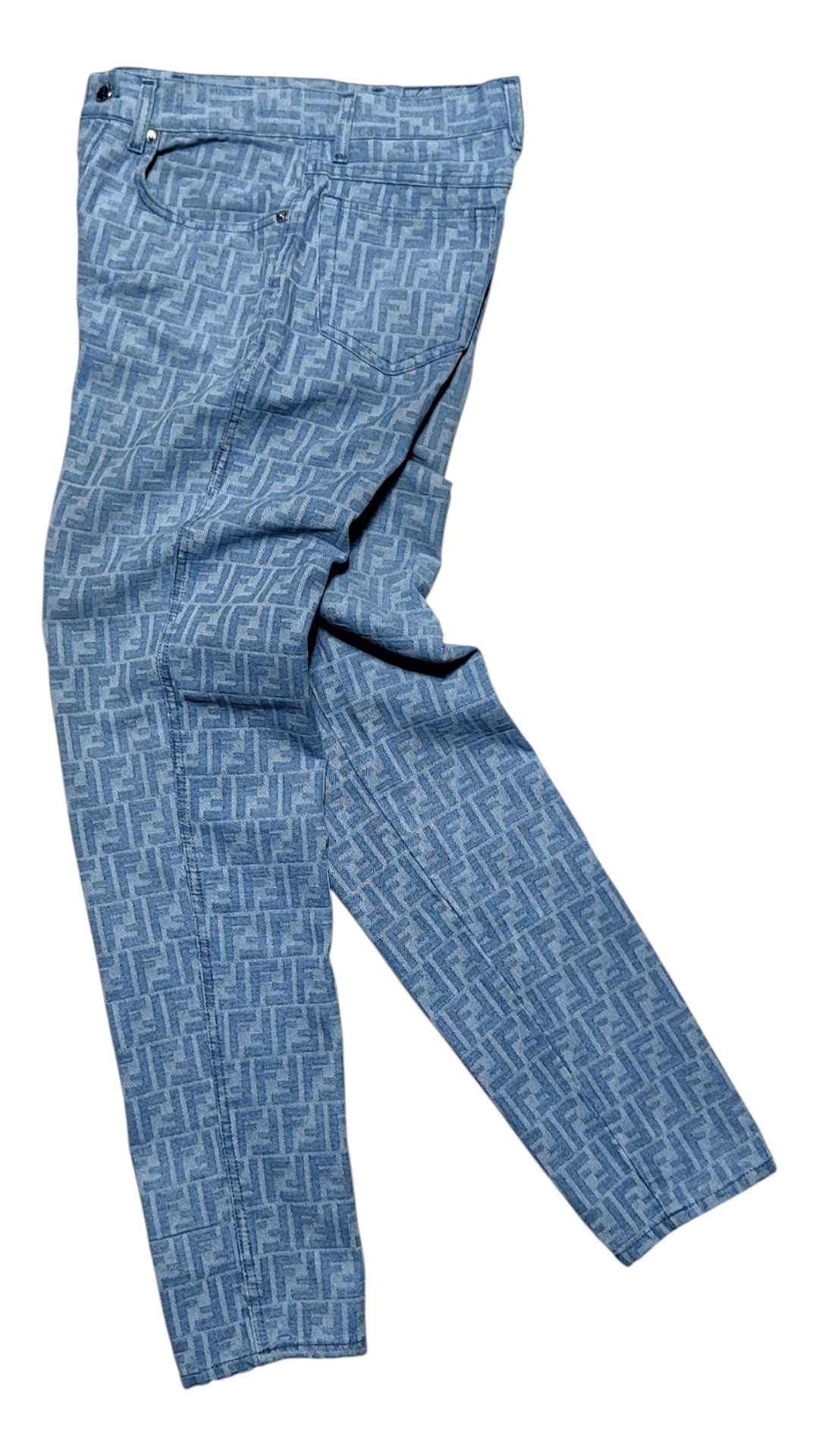 Fendi FENDI Zucca Pants Fendi Monogram Pants Hi-Rise Women's Size 28" / US 6 / IT 42 - 2 Thumbnail