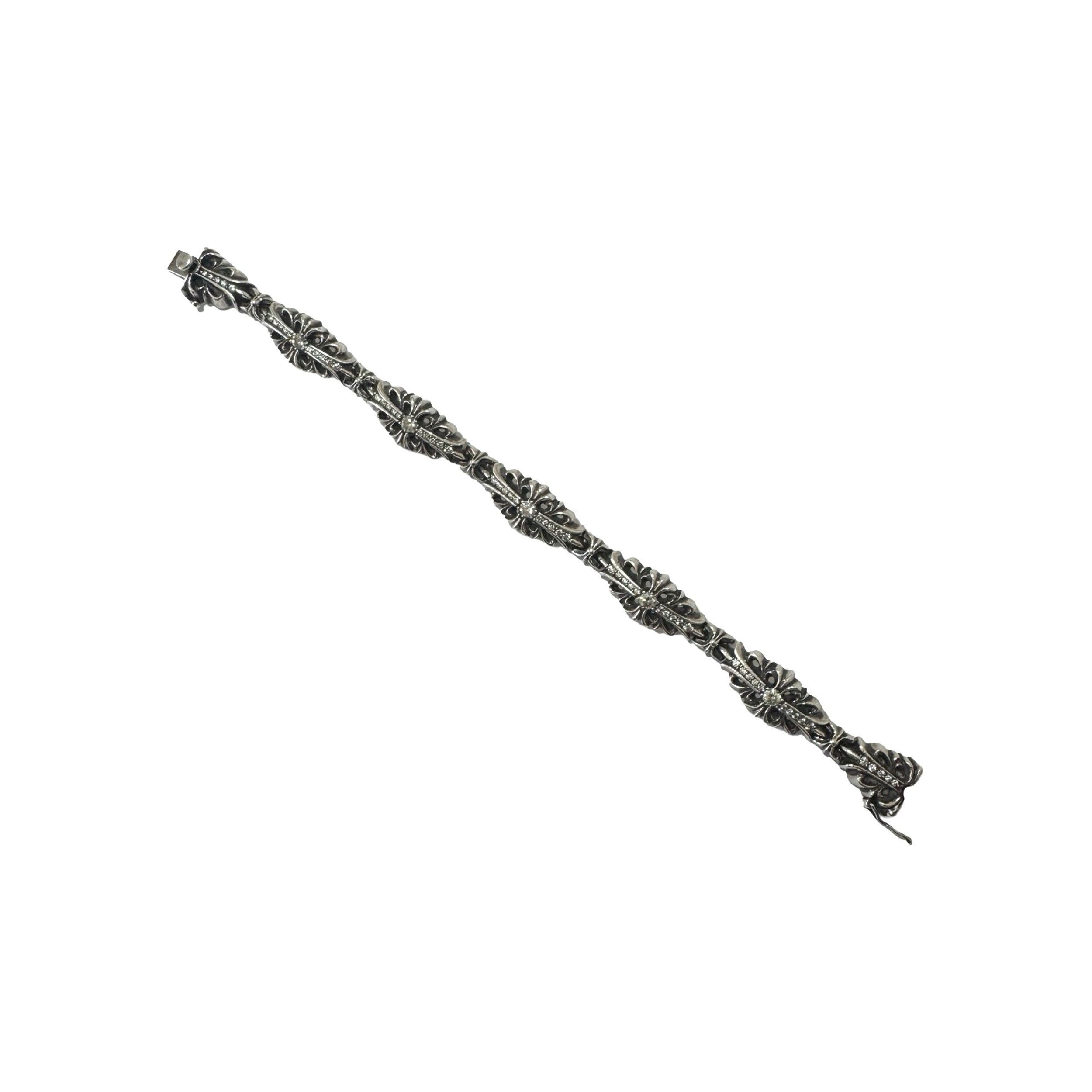 Chrome Hearts Chrome Hearts Diamond Flare Floral Cross 6 Link Size ONE SIZE - 1 Thumbnail