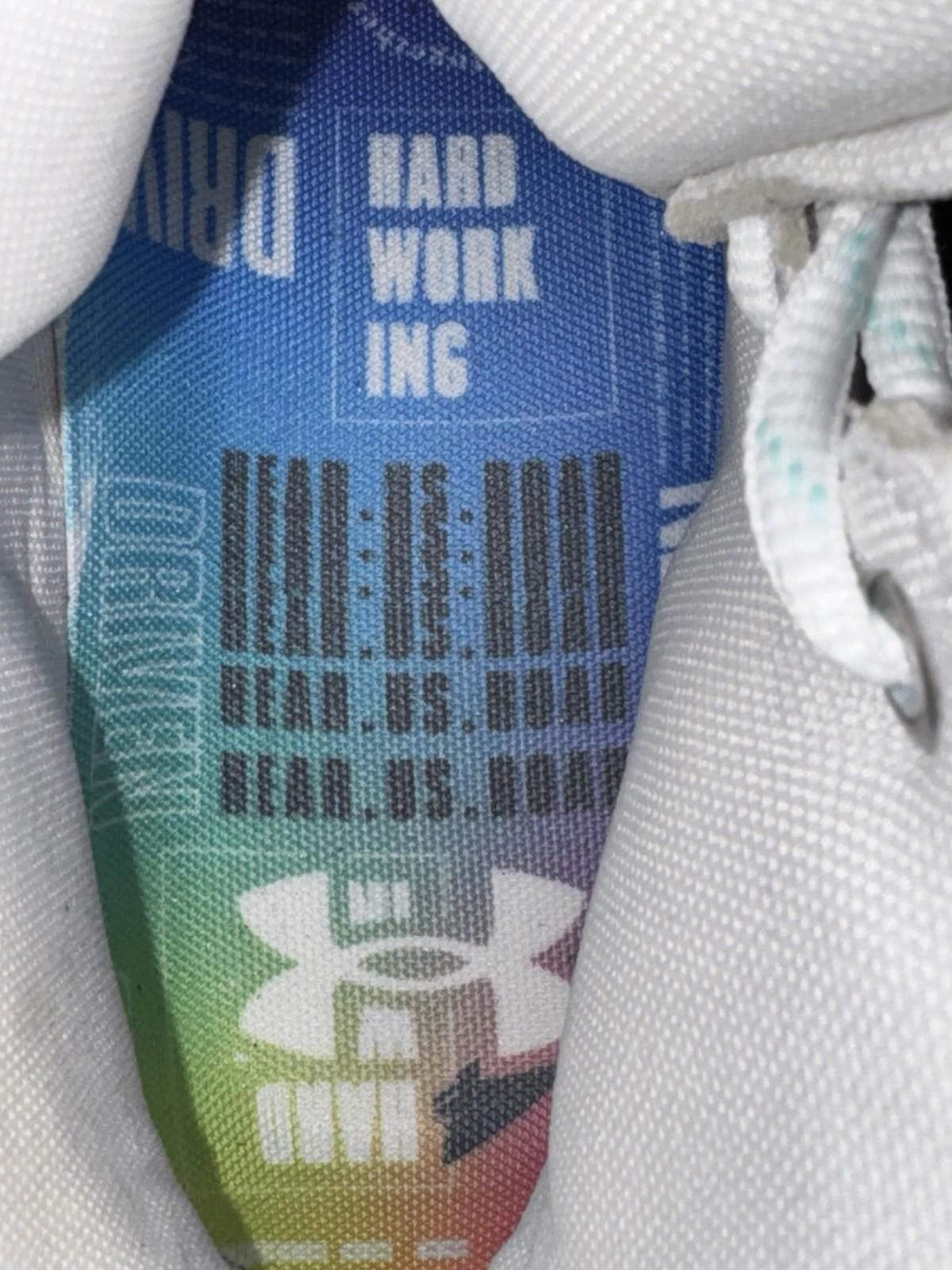 Under Armour Size 10.5 - Under Armour Highlight Ace White Breeze Silver W Size US 10.5 / IT 40.5 - 8 Thumbnail