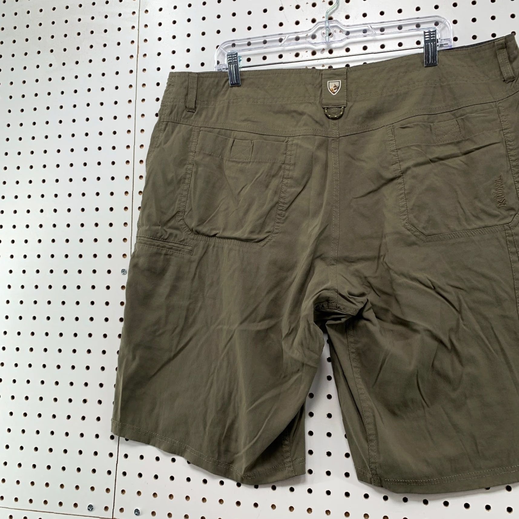 Olive KUHL Renegae Cargo Shorts Olive Green Mens Size 40x11 Outdoor Hike Size US 40 / EU 56 - 6 Thumbnail