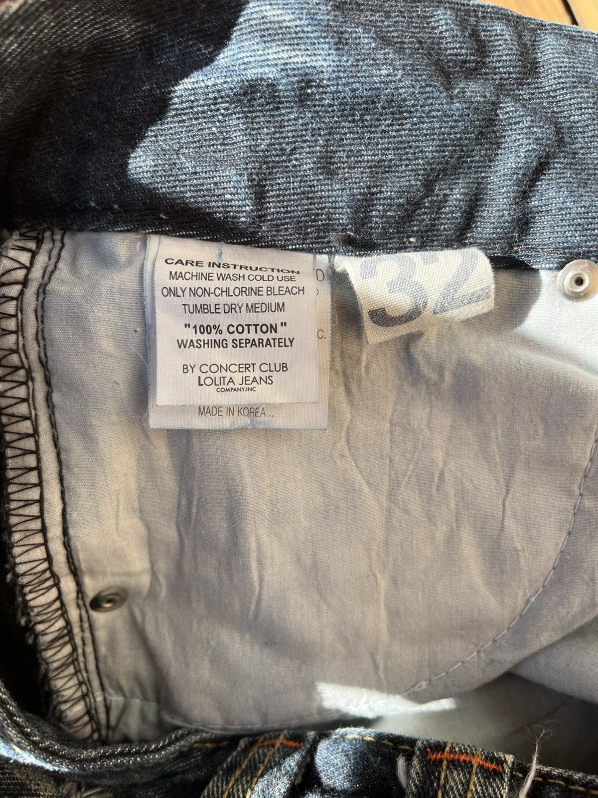 Japanese Brand × Vintage Vintage Distressed Lolita Star Denim Size US 34 / EU 50 - 8 Thumbnail