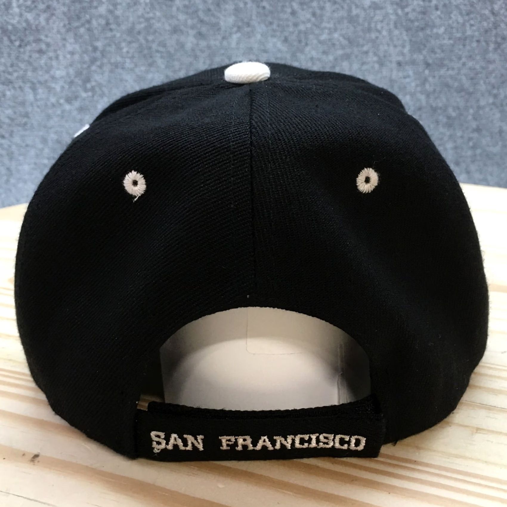 Logo 7 San Francisco Baseball Cap Mens Black OS Adjustable Embroidered Logo Curved Brim Size ONE SIZE - 7 Thumbnail