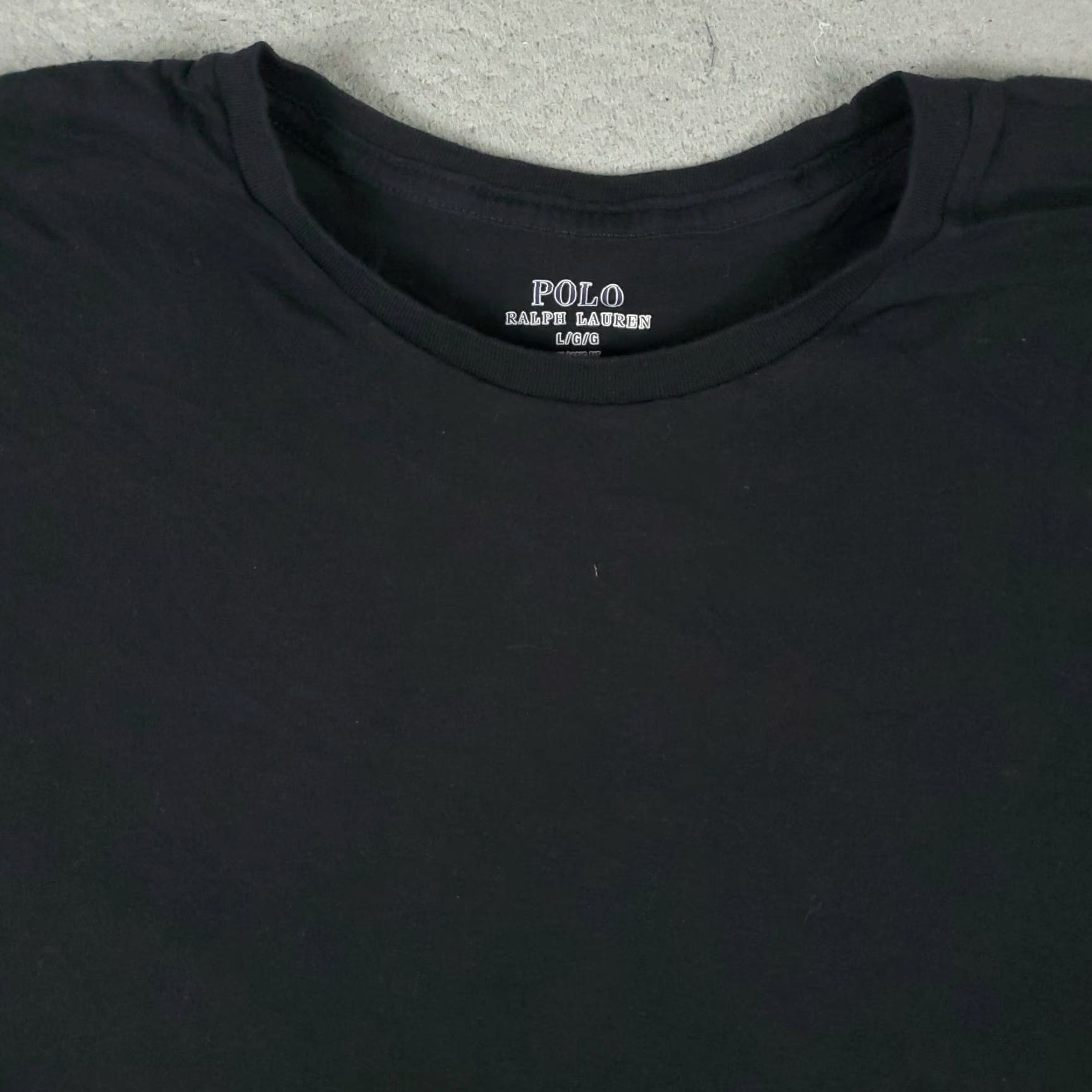 Ralph Lauren VINTAGE Ralph Lauren T Shirt Men Large Black Pony Crew Neck Short Sleeve Polo Logo Classic Sports American Mens L Black Ralph Lauren Shirt Size US L / EU 52-54 / 3 - 2 Thumbnail