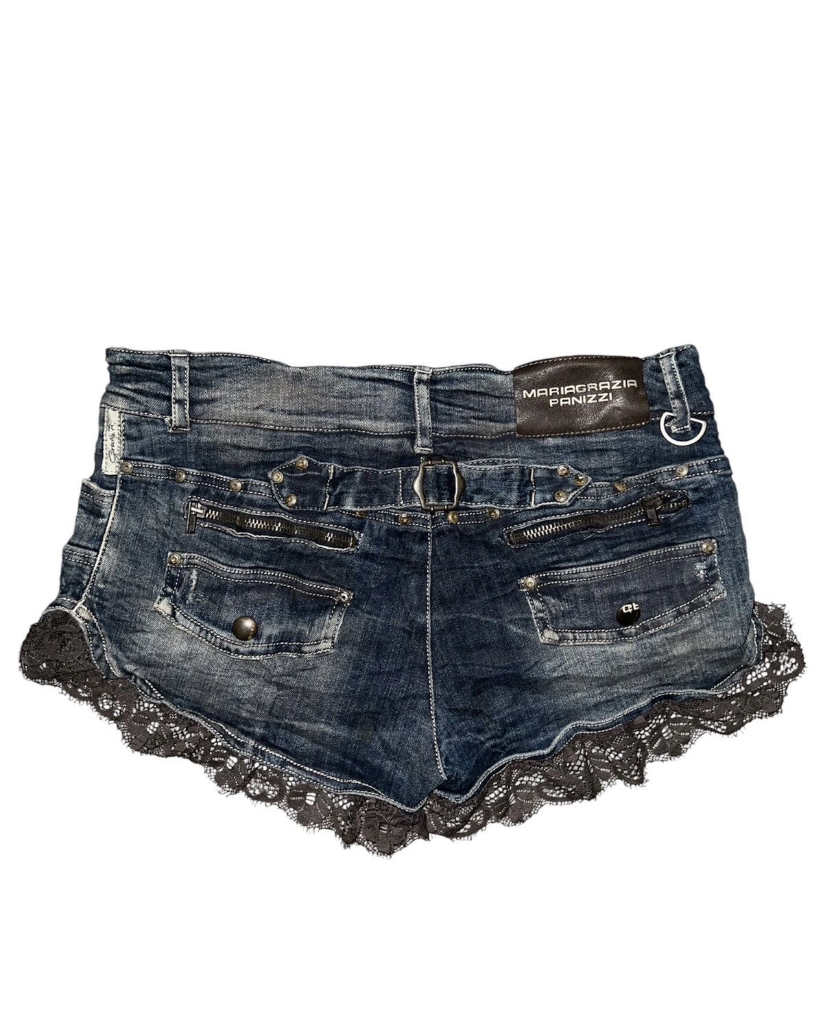 Seditionaries Rare MARIAGRAZIA PANIZZI micro shorts ☠️👾 Size 25" / US 0 / IT 36 - 2 Thumbnail