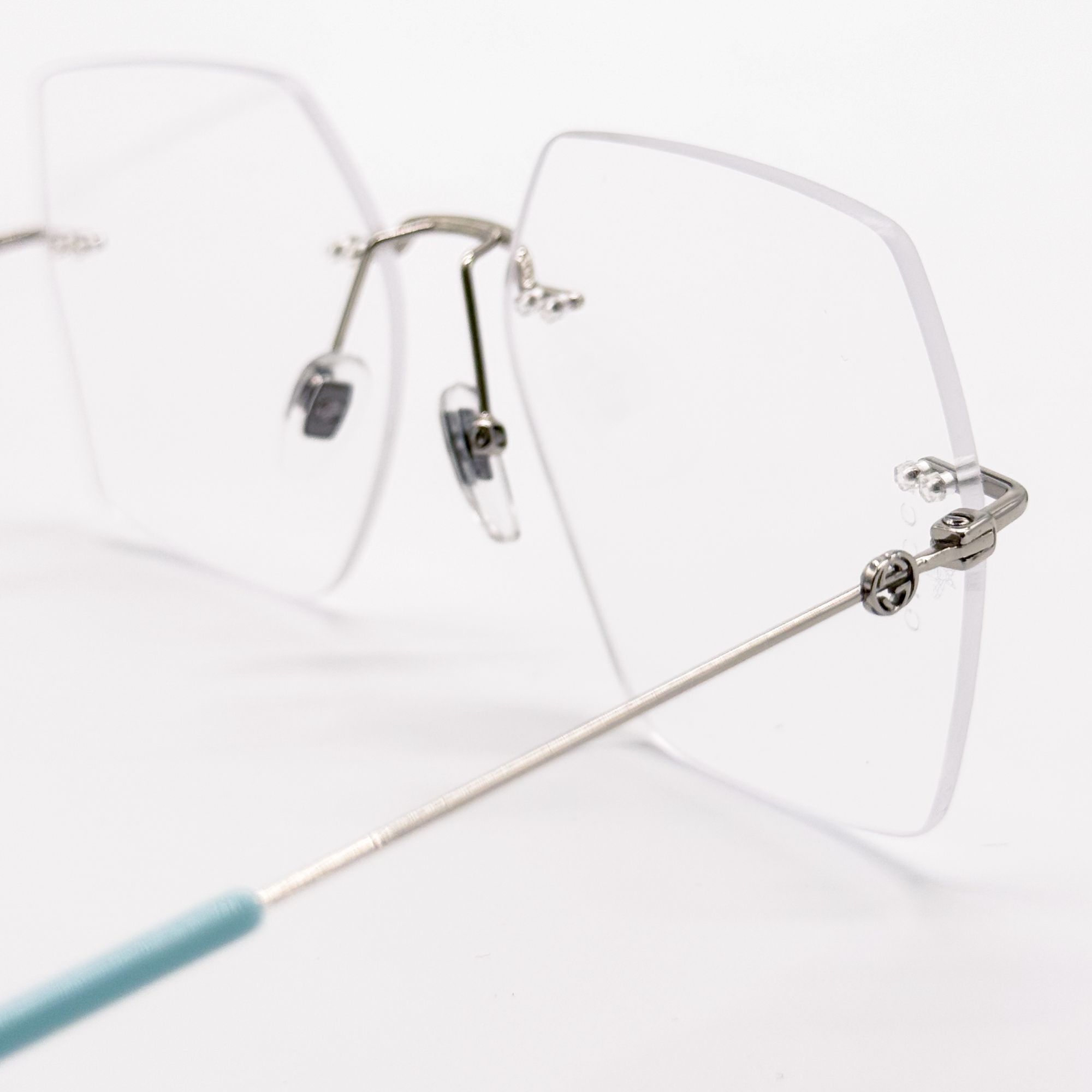 Gucci NEW GG0683O 002 GUCCI SQUARE SILVER WOMEN EYEGLASSES GUCCI Size ONE SIZE - 10 Thumbnail