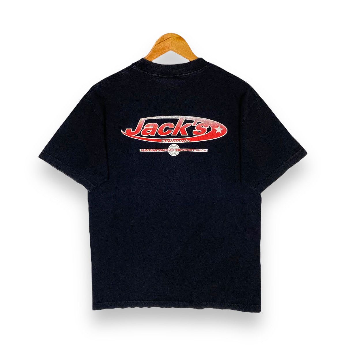 Vintage VINTAGE 90's JACK'S SURFBOARDS SURFING T SHIRT Grailed