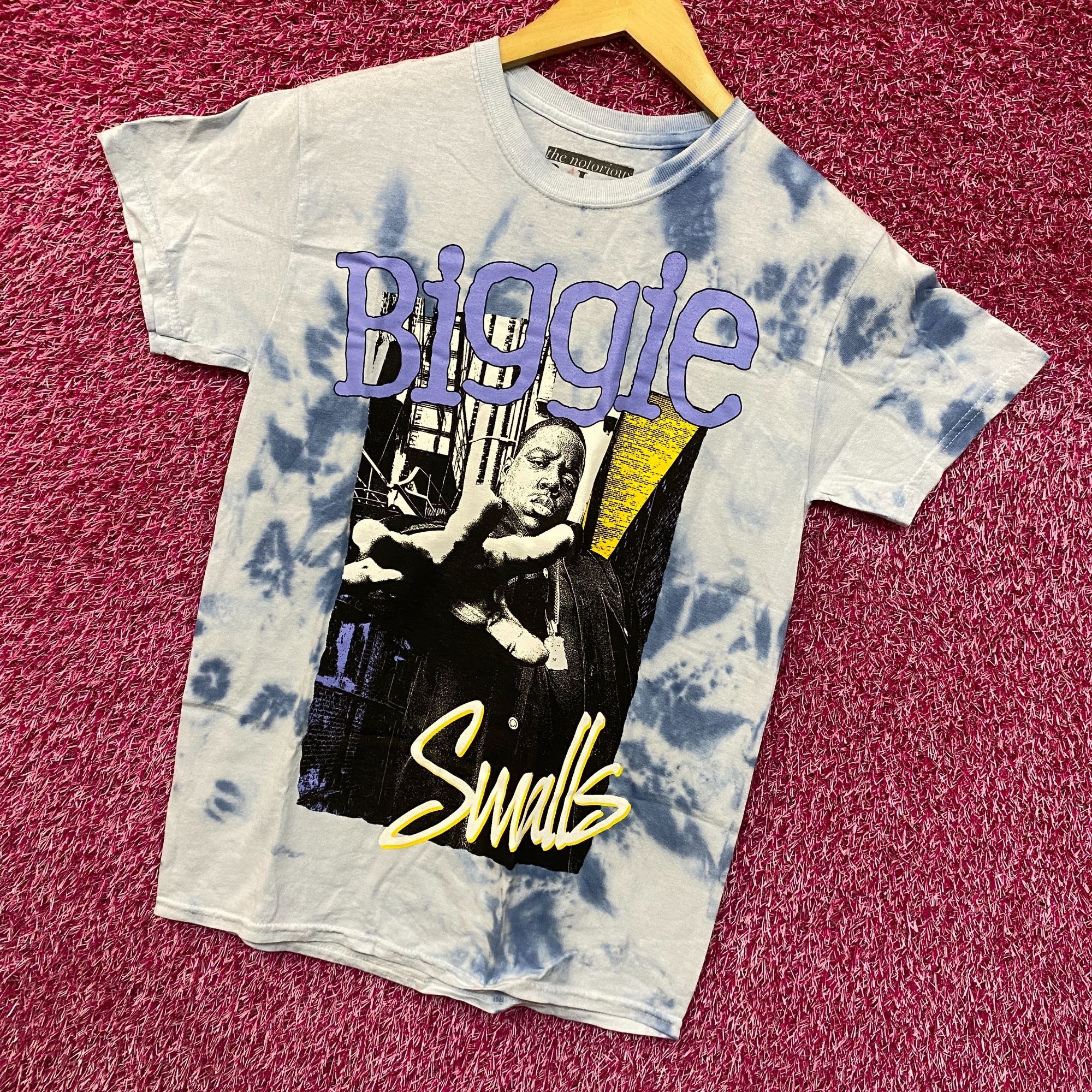 Rap Tees Biggie Smalls Born Again Art The Notorious BIG Rap Tie Dye S Size US S / EU 44-46 / 1 - 3 Thumbnail