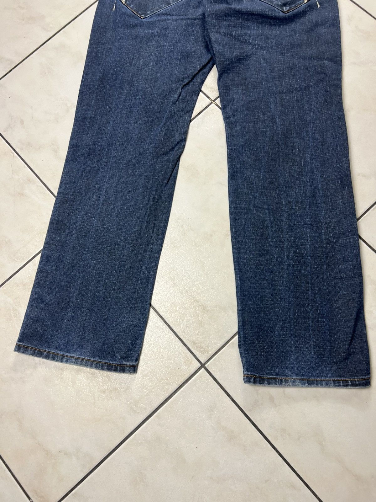 Evisu Vintage Soone denim distressed y2k selvedge jeans navy japan Size US 32 / EU 48 - 16 Thumbnail