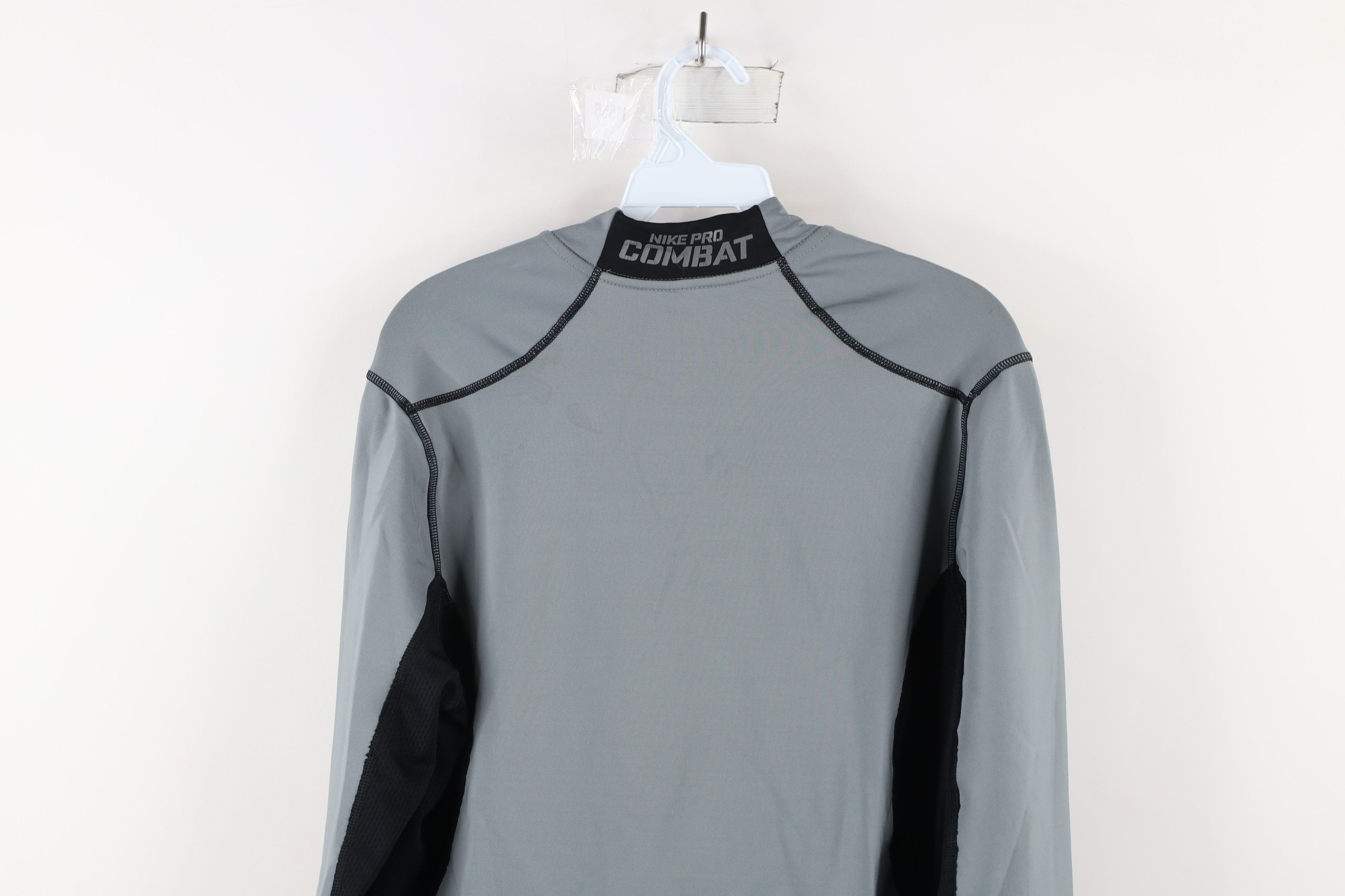 Nike × Vintage Nike Pro Combat Hyperwarm Half Zip Fleece Lined Pullover Top Size US M / EU 48-50 / 2 - 12 Thumbnail