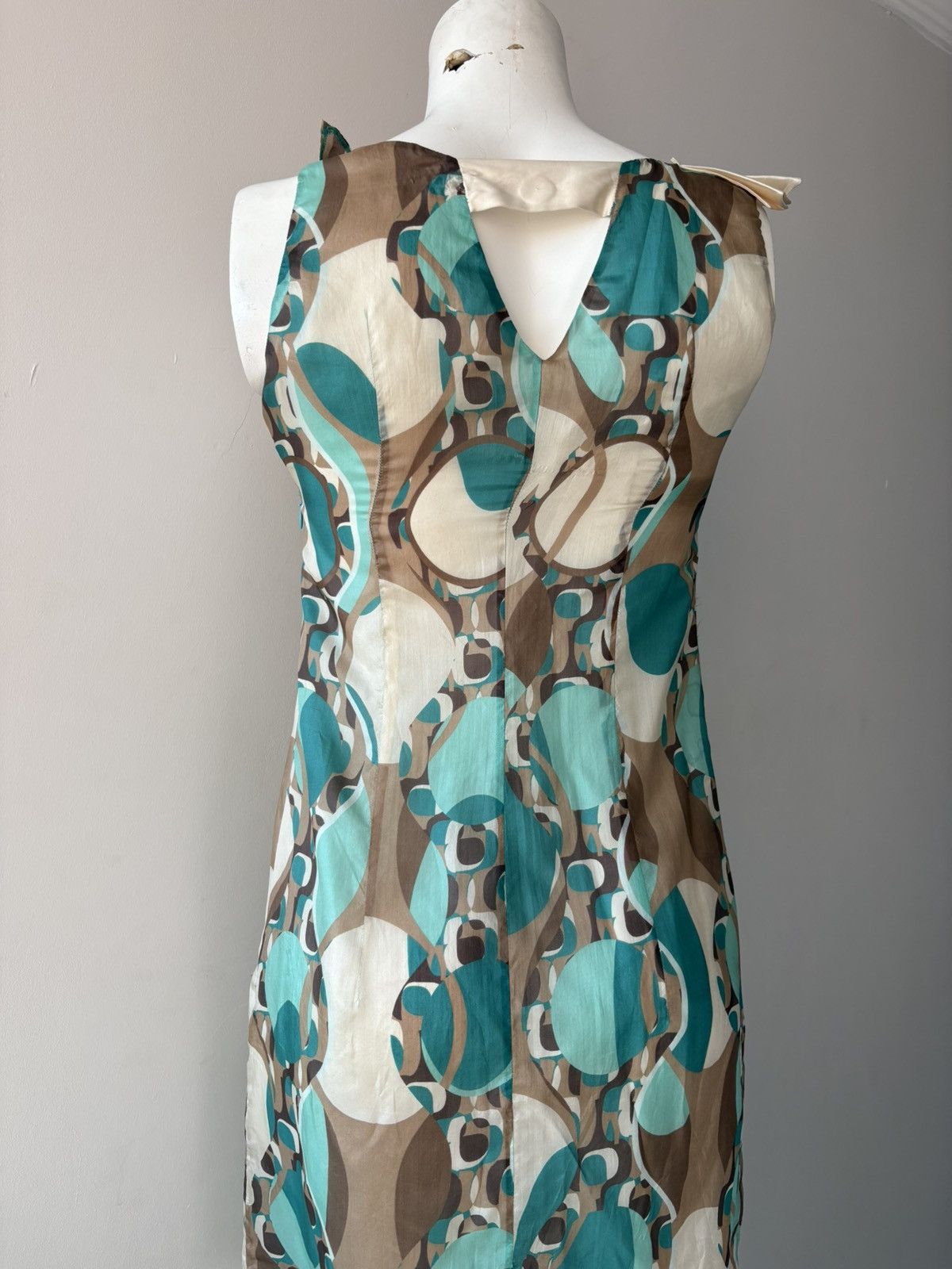 Vintage Silk dress Size S / US 4 / IT 40 - 7 Thumbnail