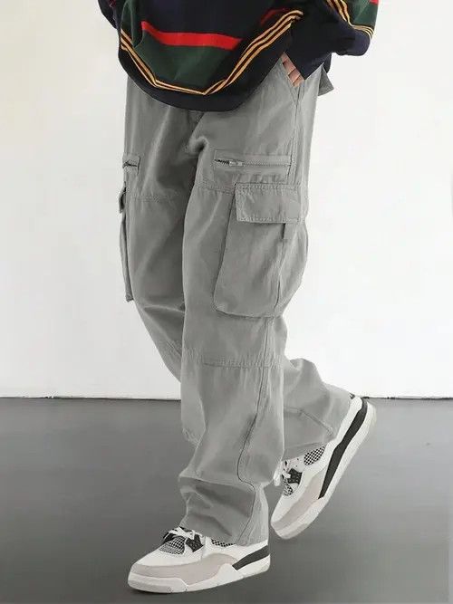 Japanese Brand Parachute Multi-Pocket Sweatpants Gorpcore Cargo Size US 30 / EU 46 - 1 Thumbnail