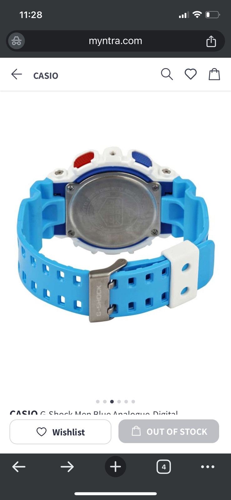 G Shock G-Shock World Time Analog Size ONE SIZE - 3 Thumbnail