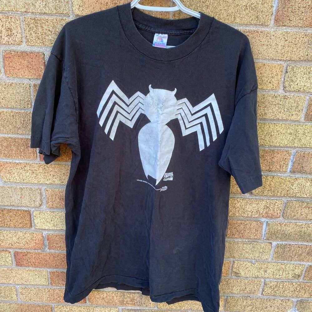 Fruit Of The Loom × Marvel Comics × Vintage Vintage 1993 Marvel Venom VNS846 Marvel Comics Spiderman Pr Size US XL / EU 56 / 4 - 2 Thumbnail