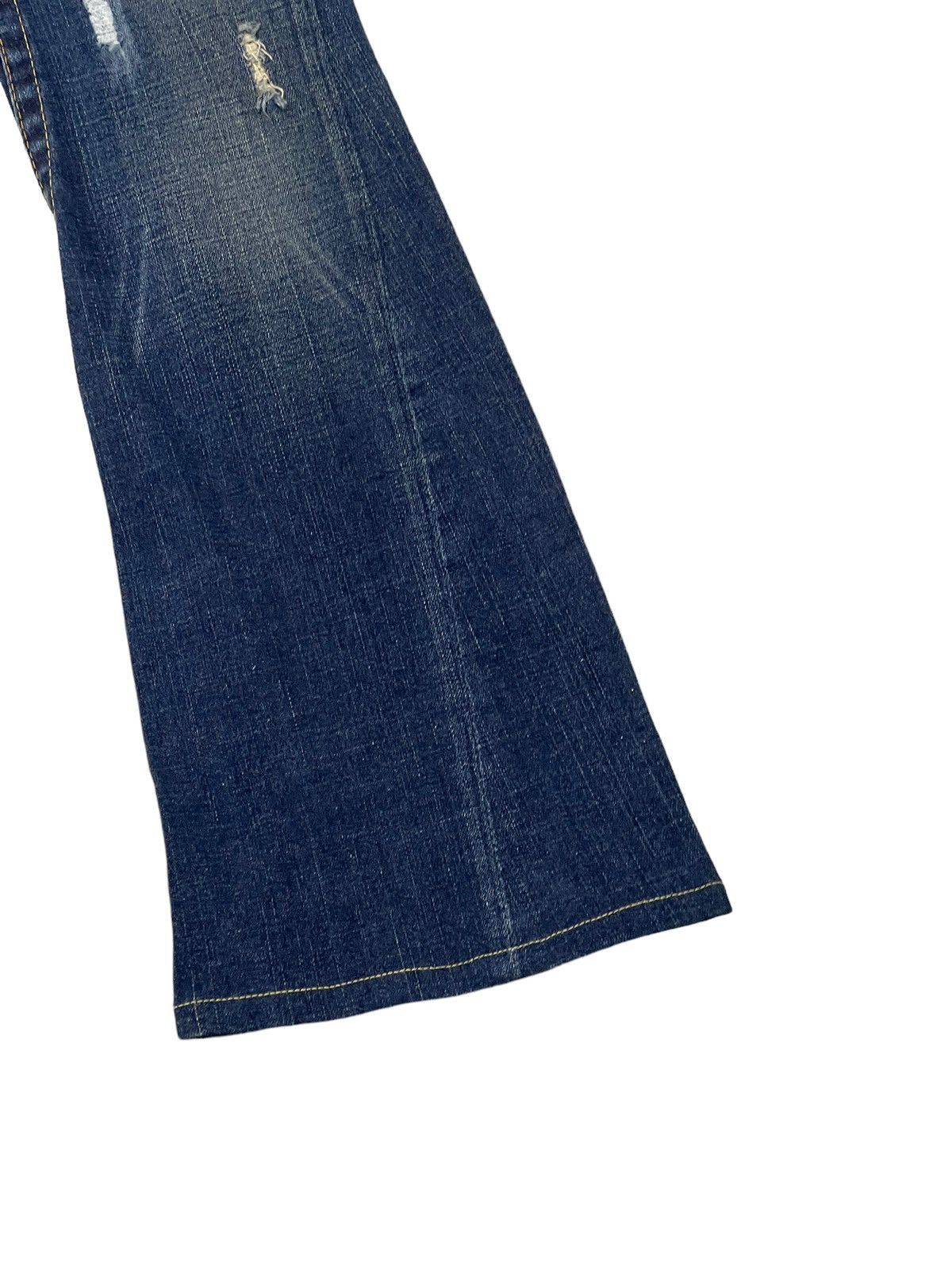 True Religion Flare Jeans Skinny True Religion Stretch Distress Denim 6🟦3 Size US 28 / EU 44 - 4 Thumbnail