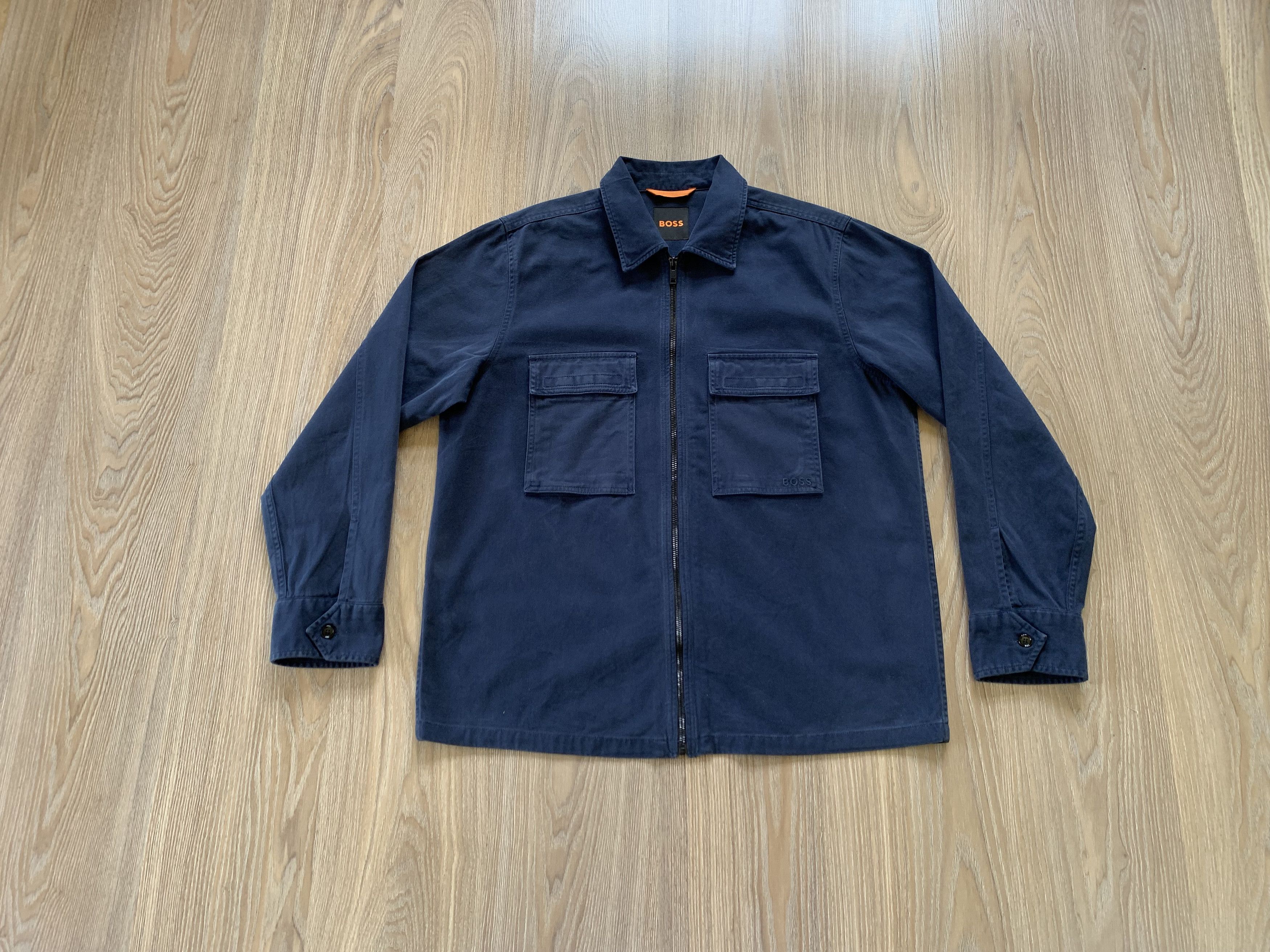 Hugo Boss BOSS Orange Lovel Mens Overshirt Zip Size US M / EU 48-50 / 2 - 1 Thumbnail
