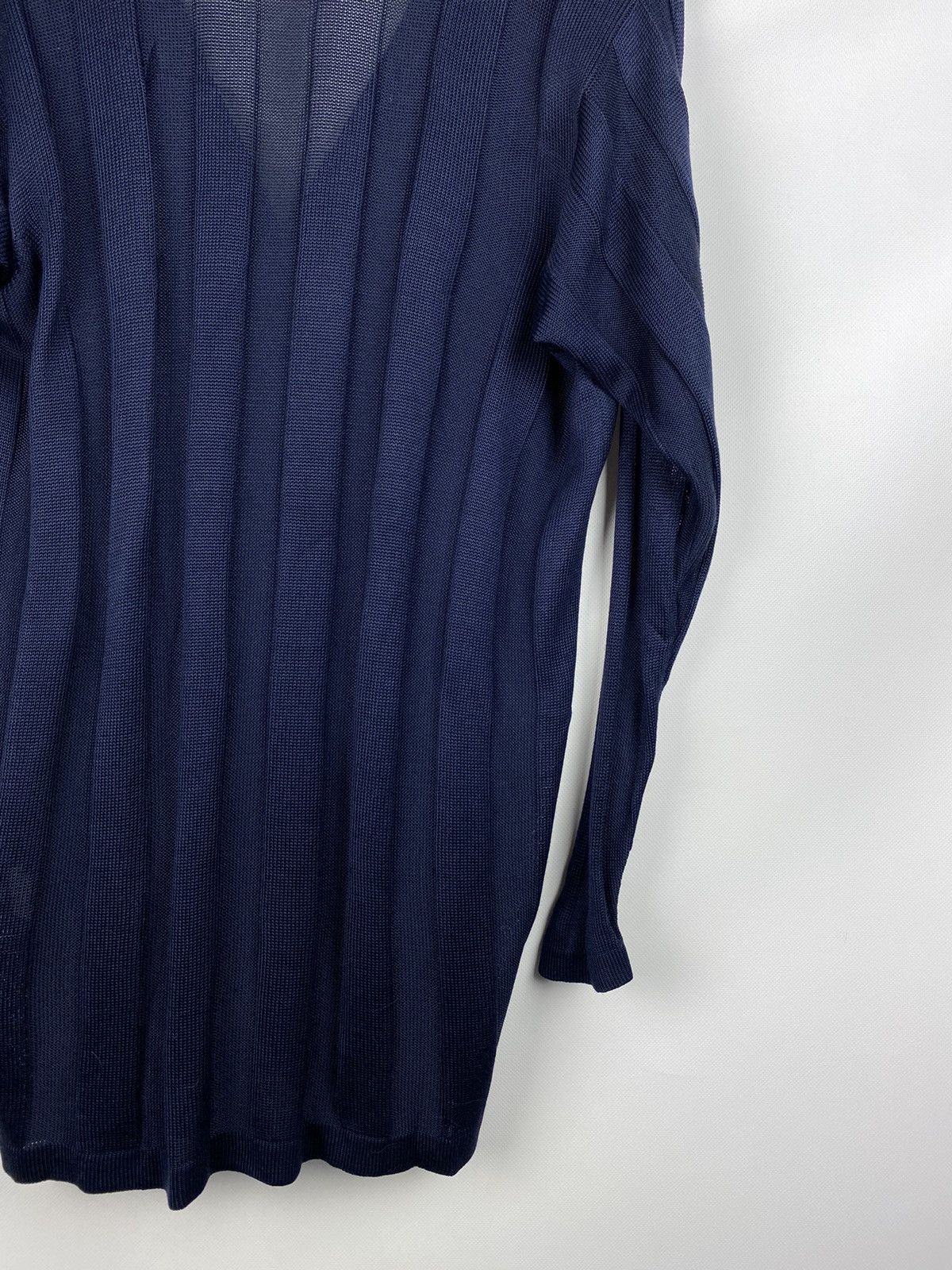 Dries Van Noten Dries Van Noten ladies silk cardigan sweater size 42 navy Size M / US 6-8 / IT 42-44 - 19 Thumbnail