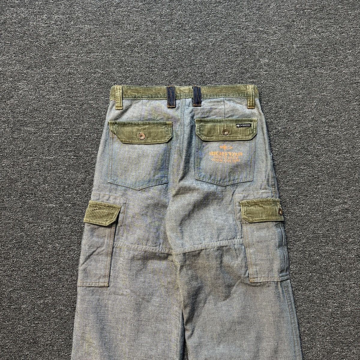 Japanese Brand × Vintage Vintage Big Star Cargo Wide Leg Denim Pants Size US 31 - 5 Thumbnail