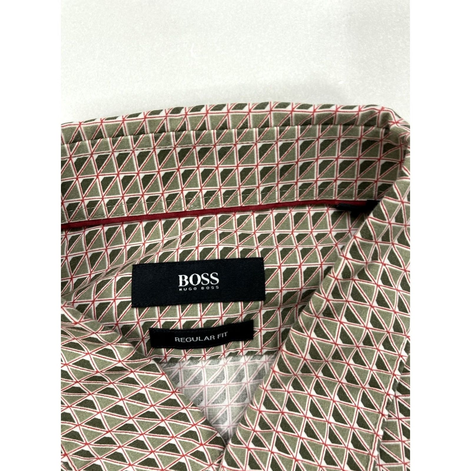 Hugo Boss VINTAGE Hugo Boss Button Up Shirt Men Slim XXL Beige Long Sleeve Size US XXL / EU 58 / 5 - 4 Thumbnail