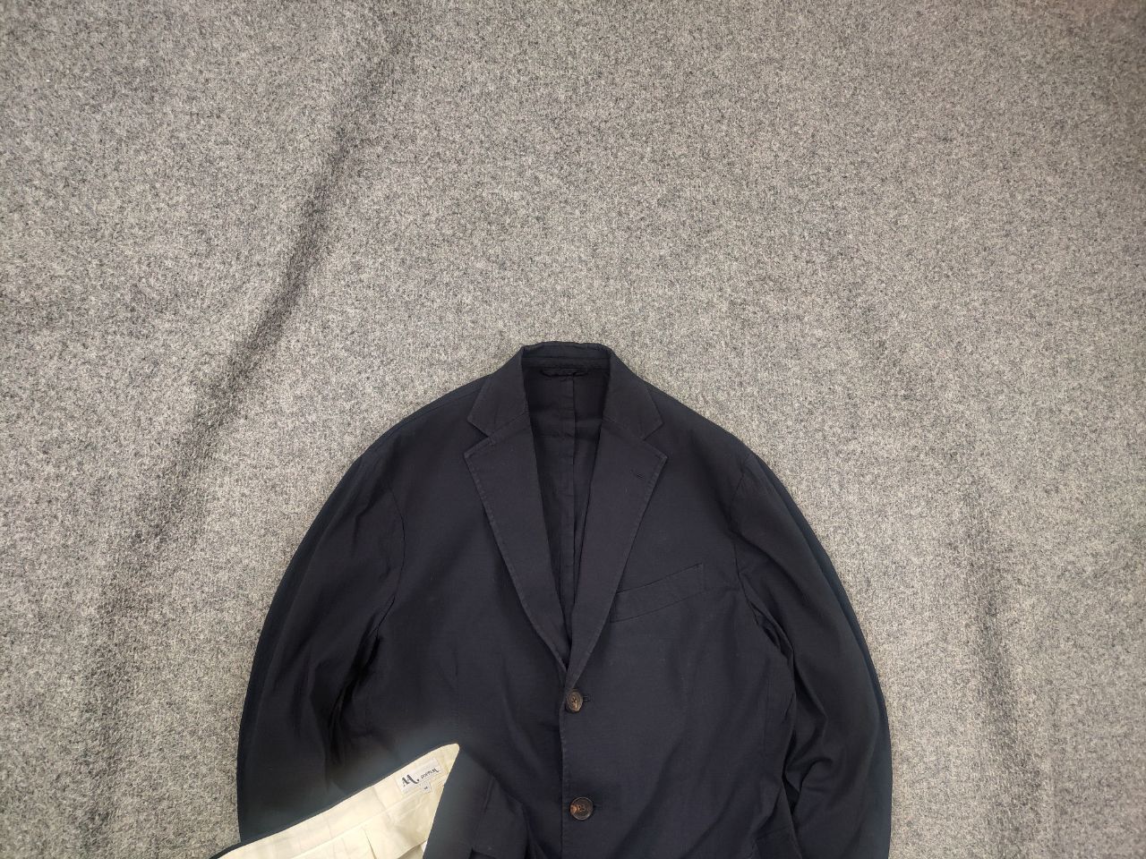 Doppiaa Doppiaa Italy Design navy color AAbibo Suit Blazer Pants Size 50R - 1 Thumbnail