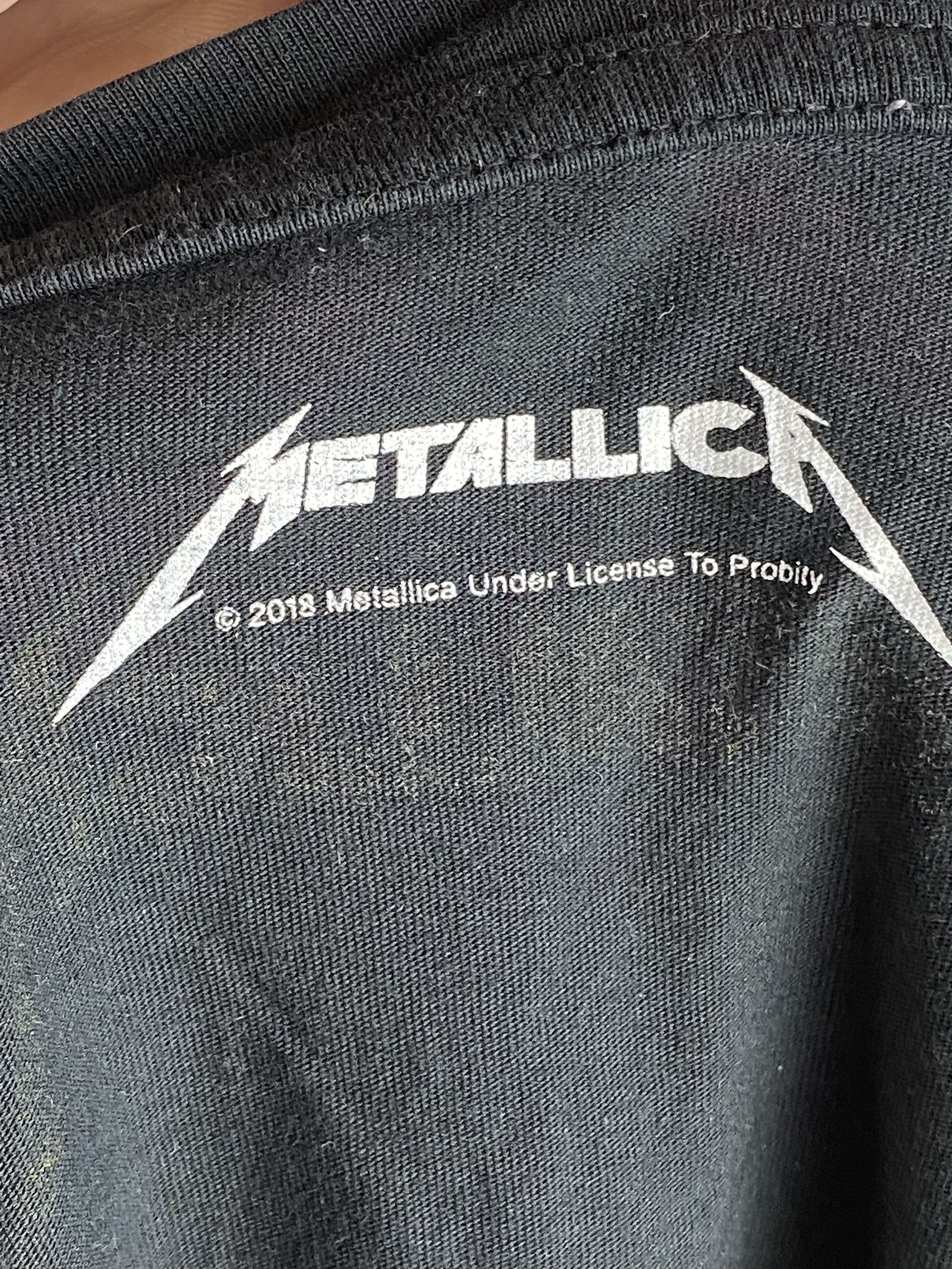 Band Tees × Metallica Metallica Under License To Probity Men's Long Sleeve Tee - L Size US L / EU 52-54 / 3 - 4 Thumbnail