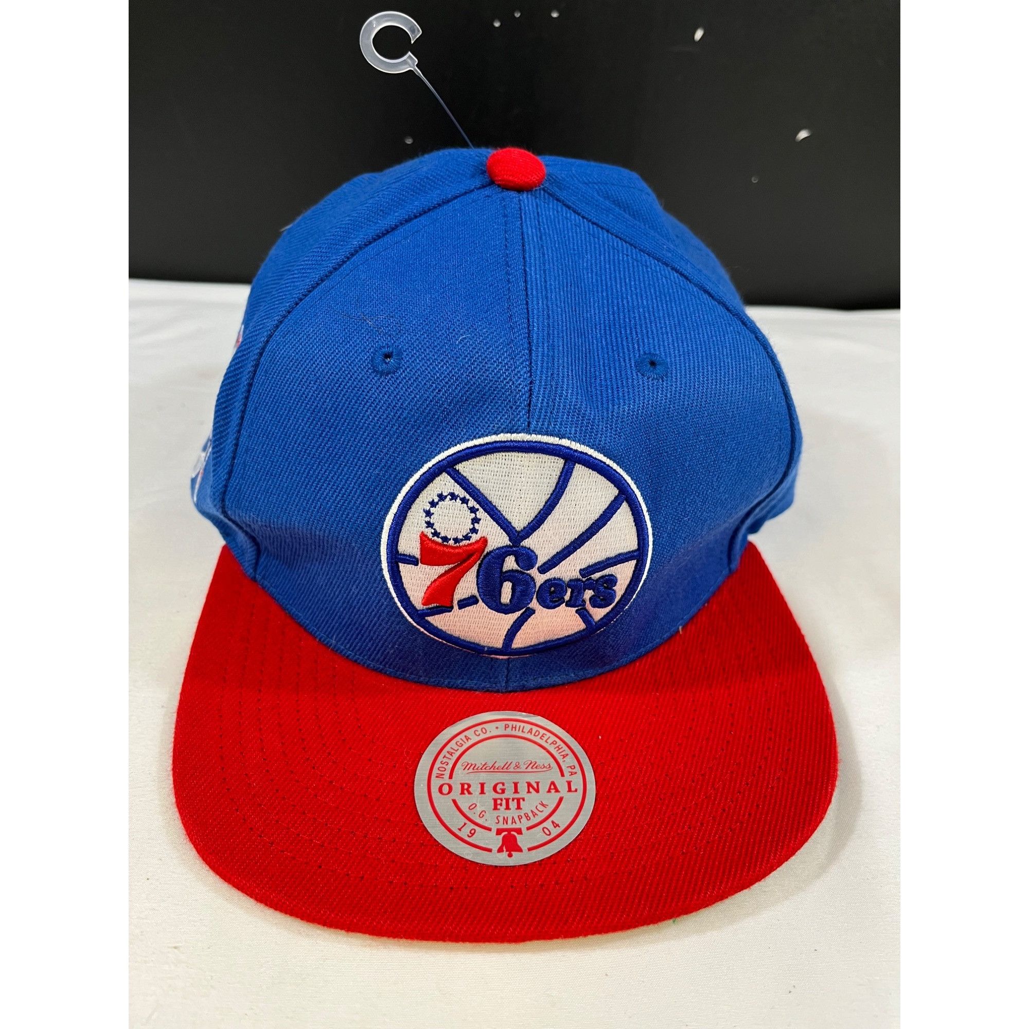 Mitchell & Ness Mitchell & Ness Unisex Blue Philadelphia 76ers Original Fit Size ONE SIZE - 1 Thumbnail