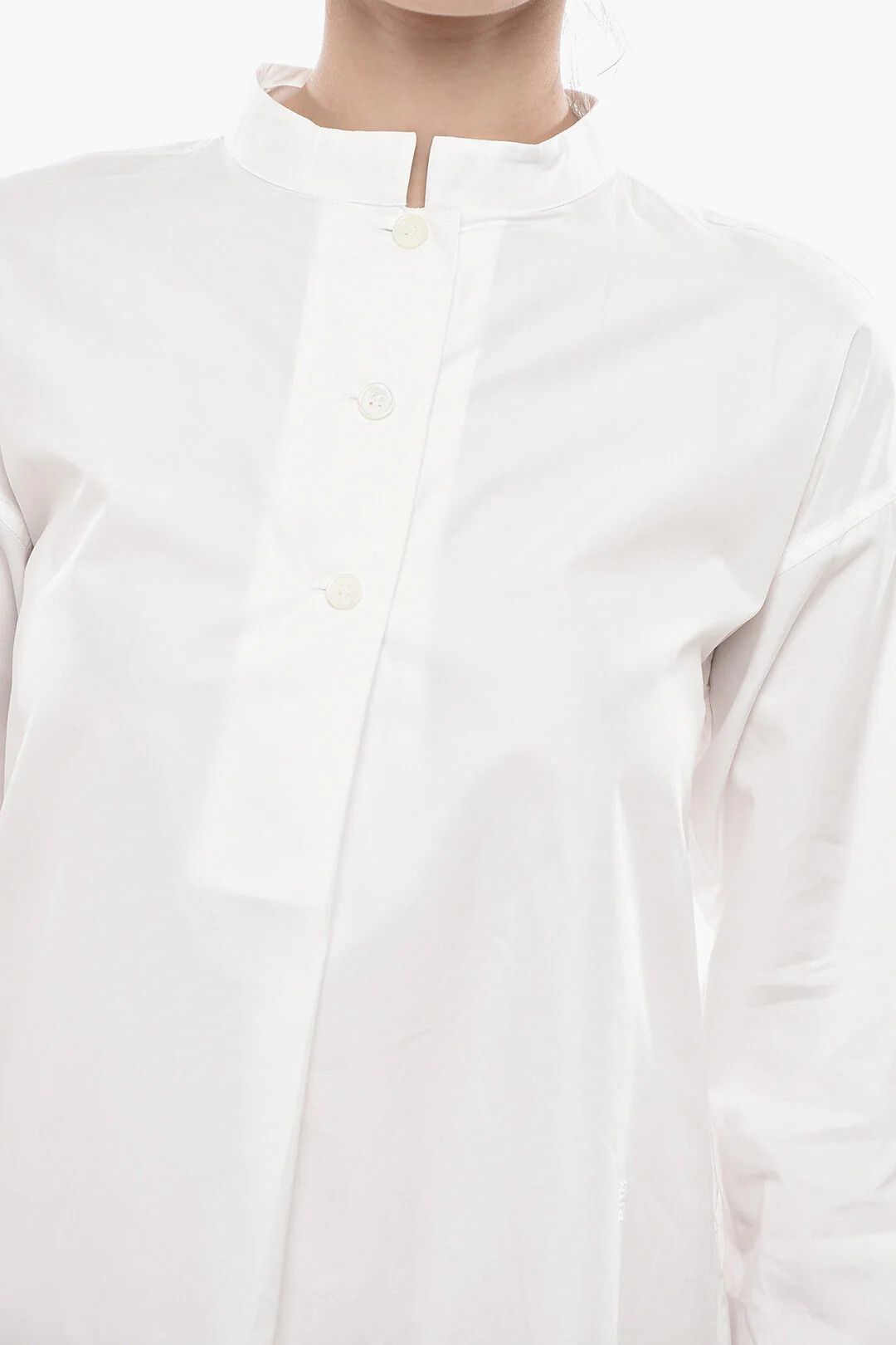 Givenchy og1mm0326 Poplin Shirtdress in White Size XS / US 0-2 / IT 36-38 - 3 Thumbnail