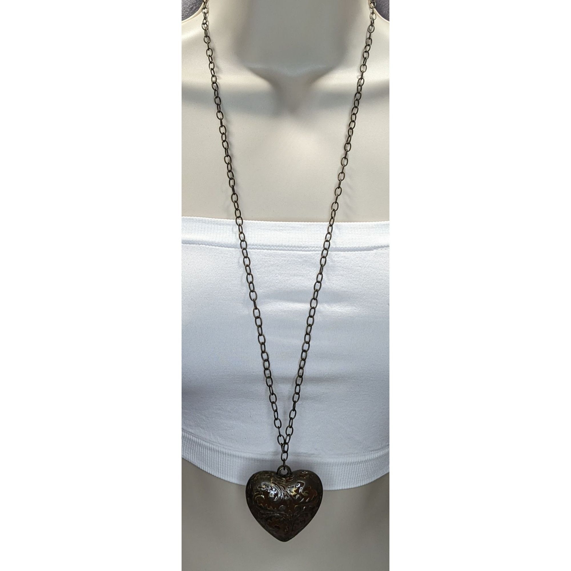 Other Victorian-Inspired Steampunk Heart Pendant Necklace With Bro Size ONE SIZE - 1 Thumbnail