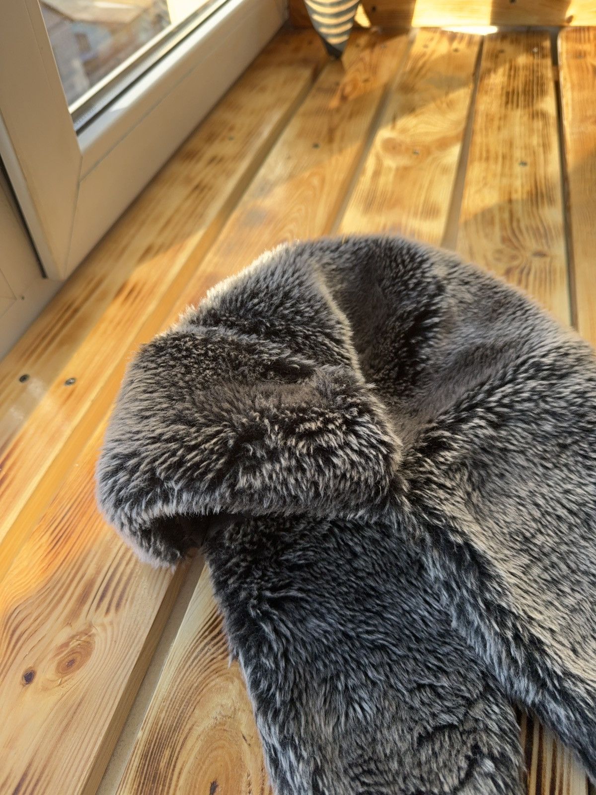 Le Grande Bleu (L.G.B.) Vintage Y2K Fuzzy Fur Ushanka Hat if six was nine LGB Style Size ONE SIZE - 3 Thumbnail