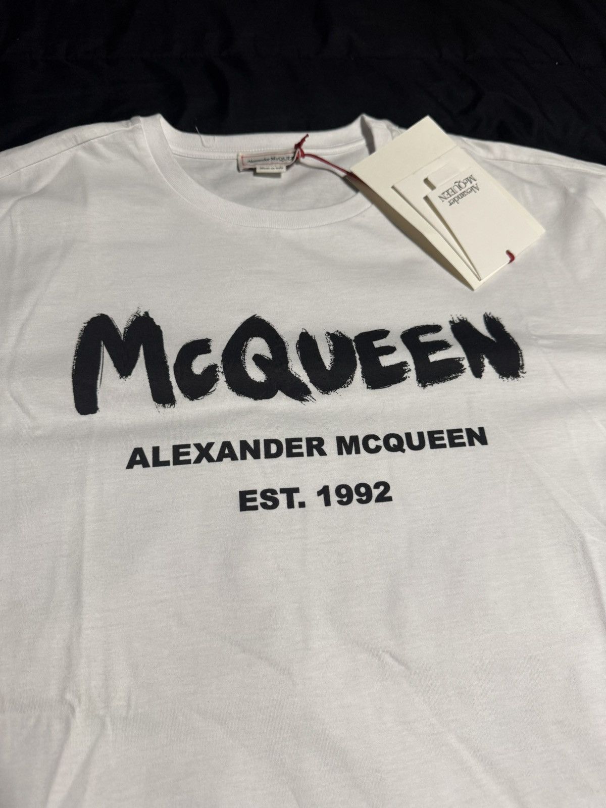 Alexander McQueen Alexander mcqueen graffiti tee Size US S / EU 44-46 / 1 - 3 Thumbnail