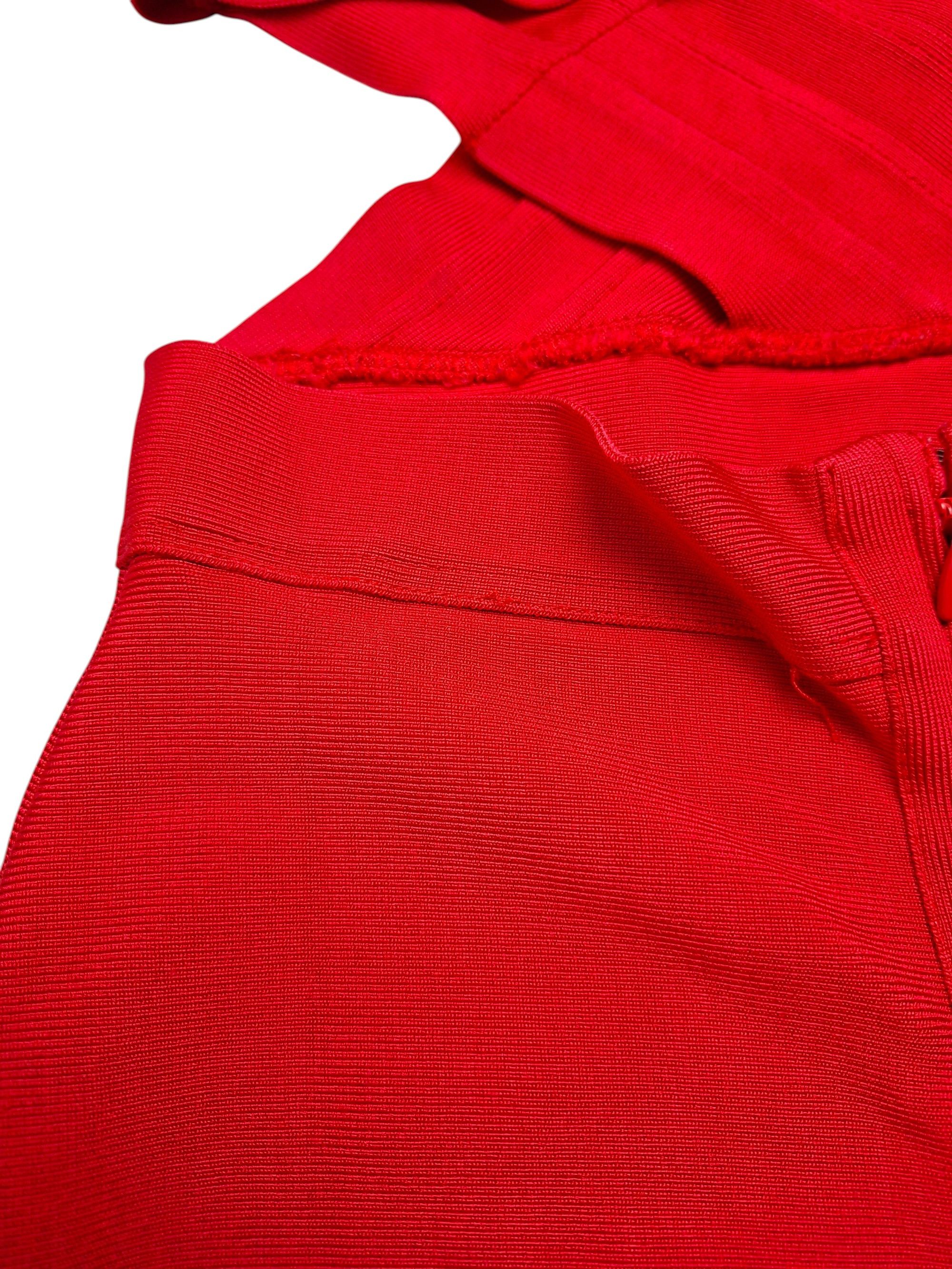 House of CB House of CB Red Bandage Halter Dress Verbena Cross Front Size L / US 10 / IT 46 - 10 Thumbnail