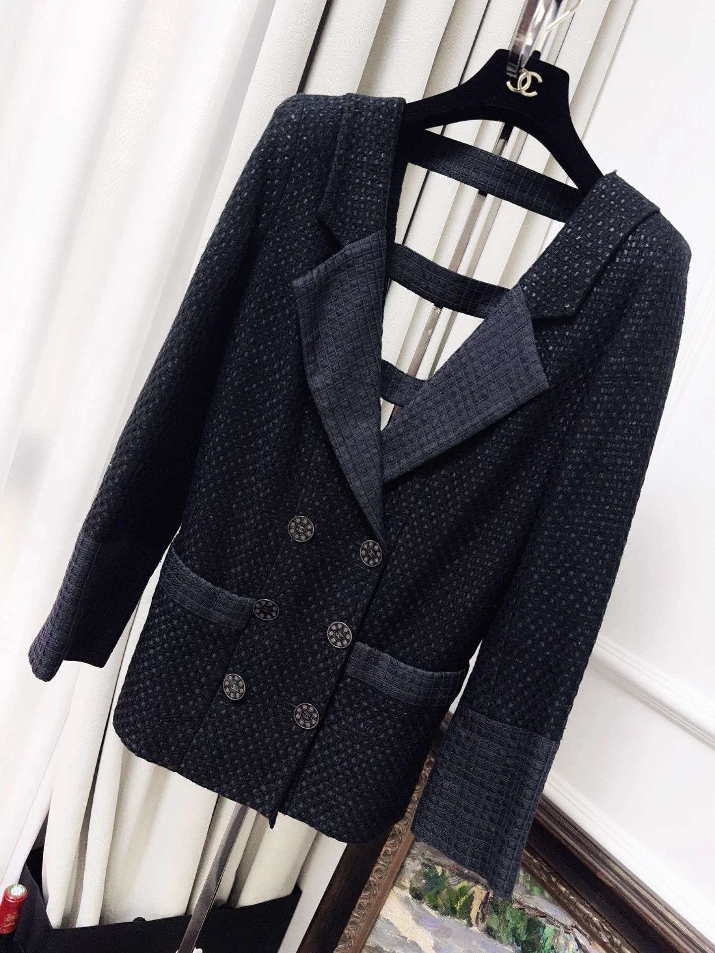 Chanel Chanel 16C Cruise Tweed DB Back Cutout Blazer 36 Size XS / US 0-2 / IT 36-38 - 1 Thumbnail