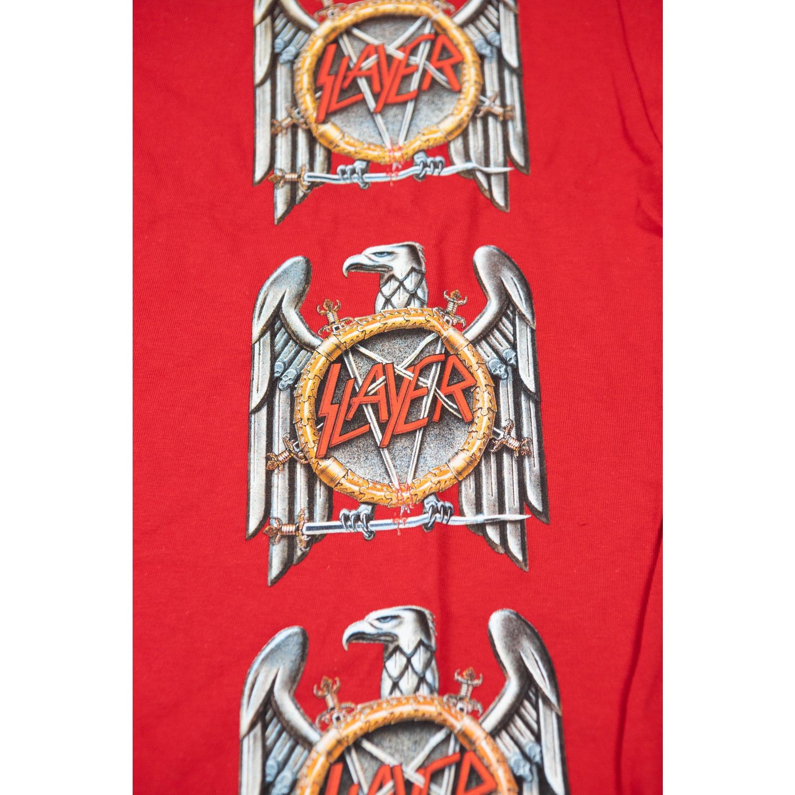 Supreme Supreme Slayer Eagle Tee Red Size US M / EU 48-50 / 2 - 3 Thumbnail