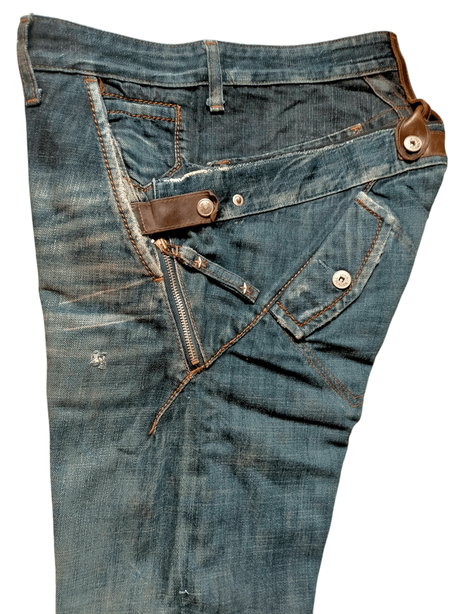 Marithe + Francois Girbaud Marithe Francois Girbaud 🔥Rare Multipocket Zipped Jeans Size US 32 / EU 48 - 8 Thumbnail