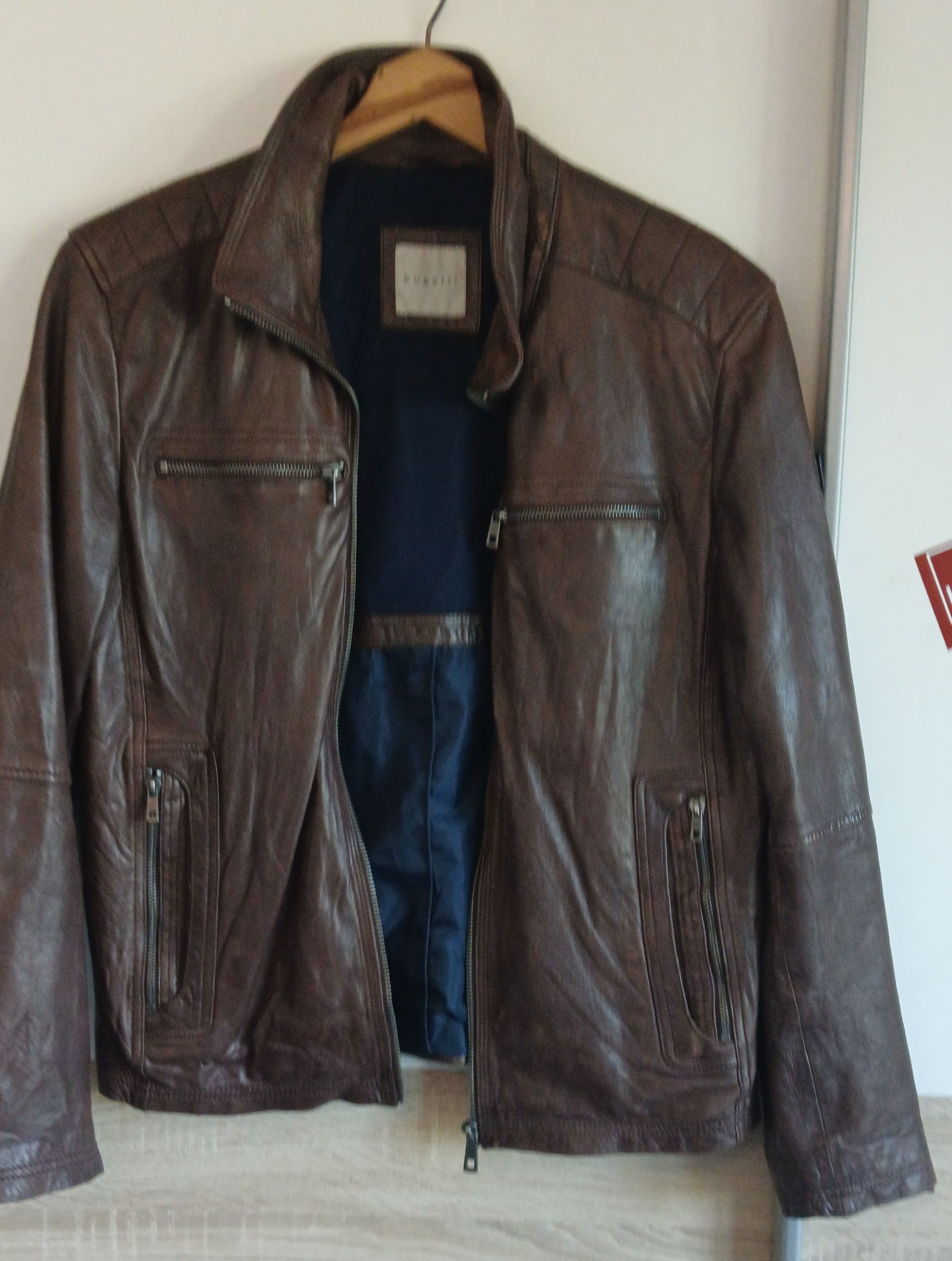 Bugatti Bugatti leather jacket light brown Size US M / EU 48-50 / 2 - 1 Thumbnail