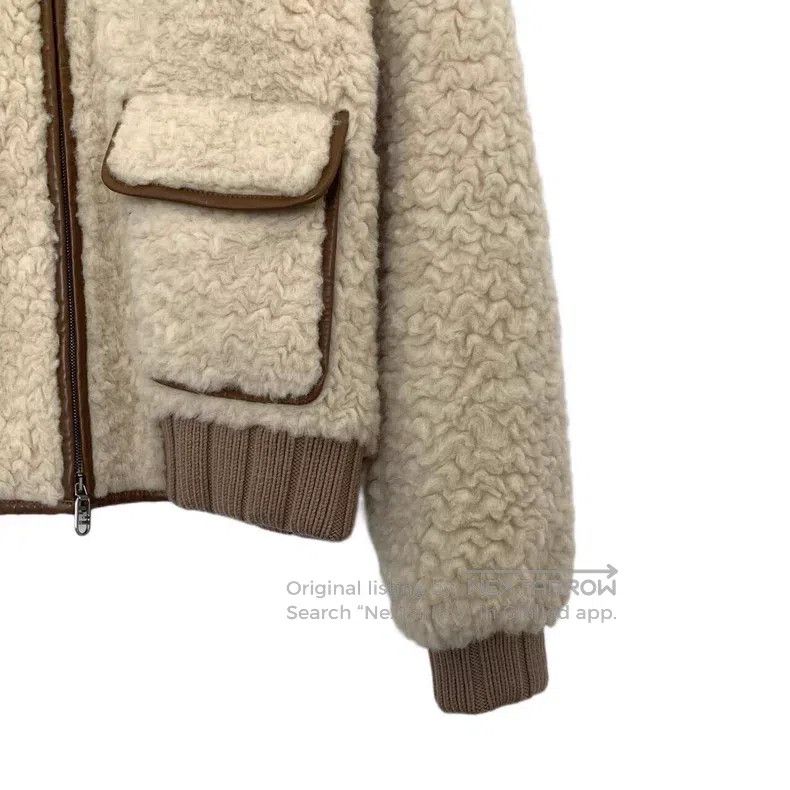 Fendi Fendi Khaki Teddy Alpaca Wool Notched Collar Zip-Up Long S Size US M / EU 48-50 / 2 - 4 Thumbnail