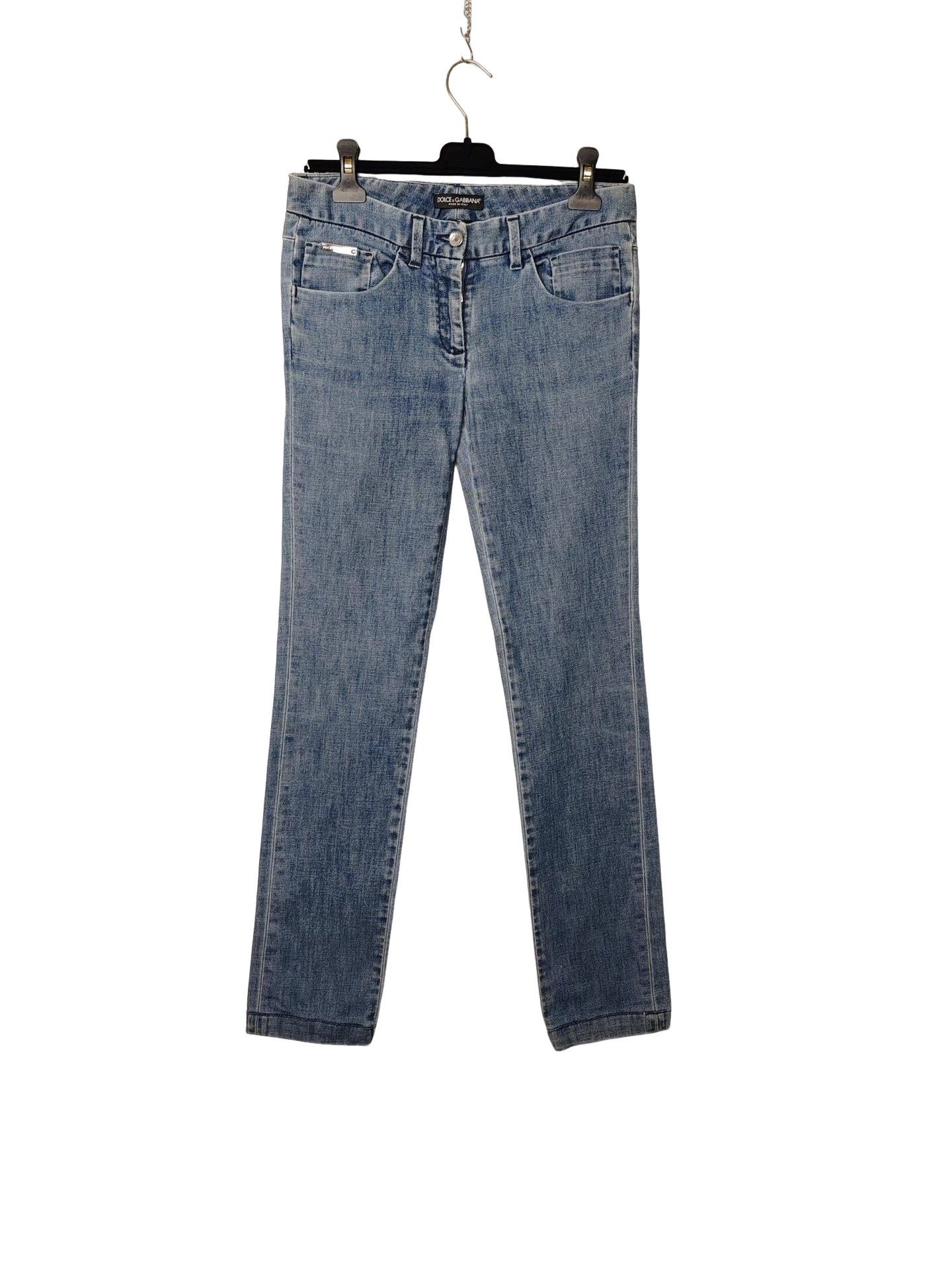 Dolce & Gabbana Dolce & Gabbana Washed Denim Jeans Size 40 Size 27" / US 4 / IT 40 - 1 Thumbnail