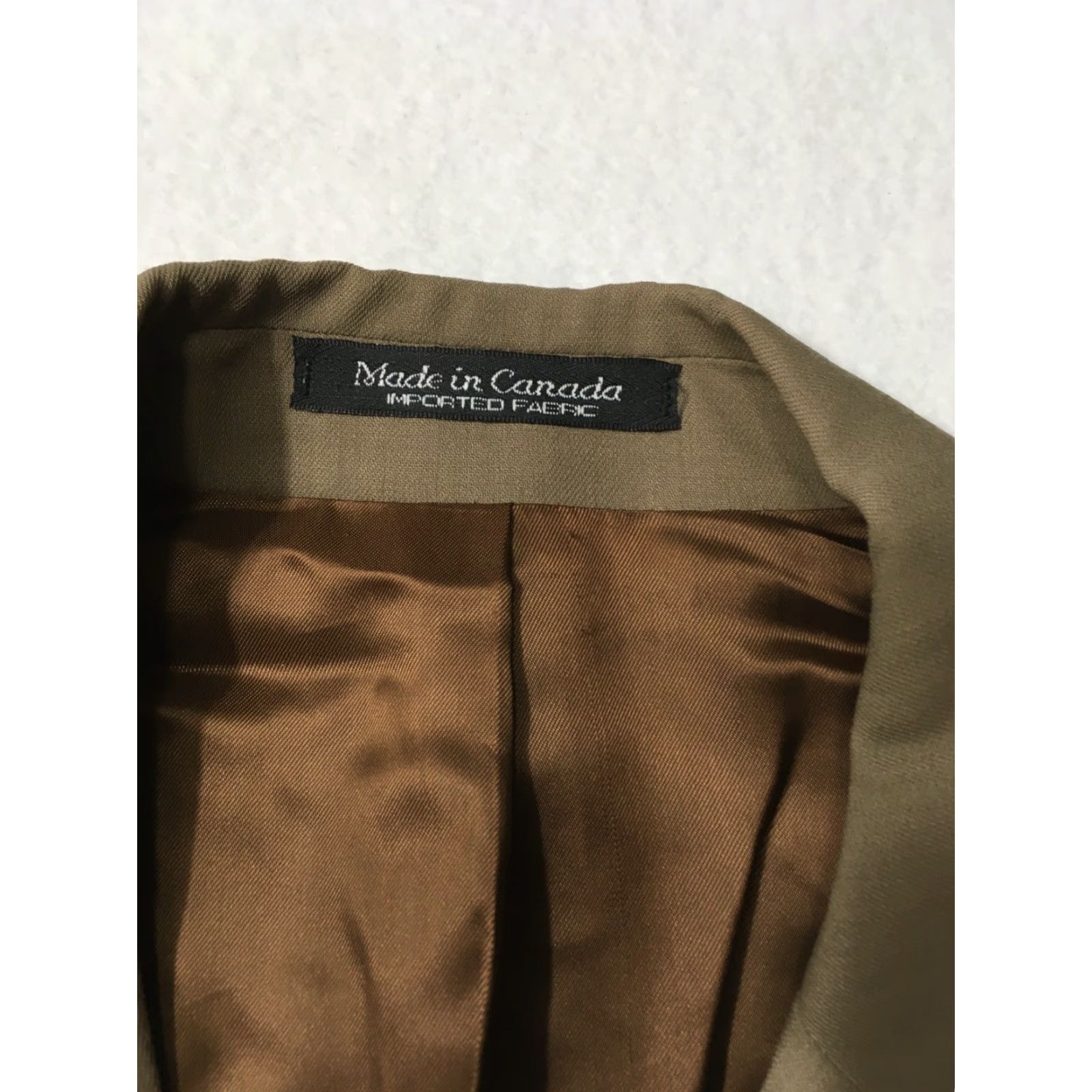 Kasper Kasper Mens 42 short Brown Three-Button Wool Suit Coat Jacket Coat Suit JACKET Three-Button Wool Kasper Mens 42 Brown Short Vintage? Size US 42 / EU 58 - 2 Thumbnail