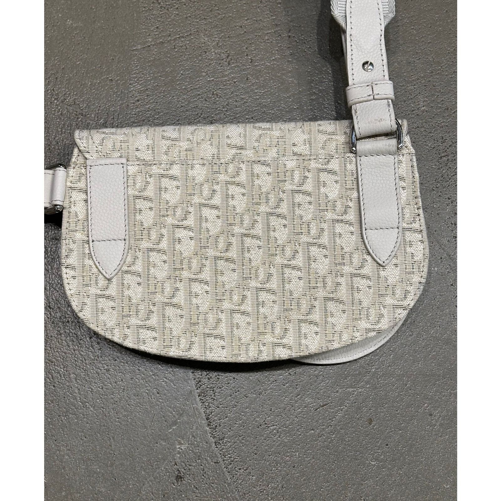 Dior 2021 Dior saddle messenger pouch in oblique jacquard Size ONE SIZE - 4 Thumbnail