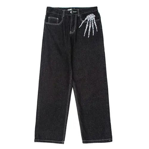 VIBE graphic y2k hiphop pattern jeans Size US 32 / EU 48 - 6 Thumbnail