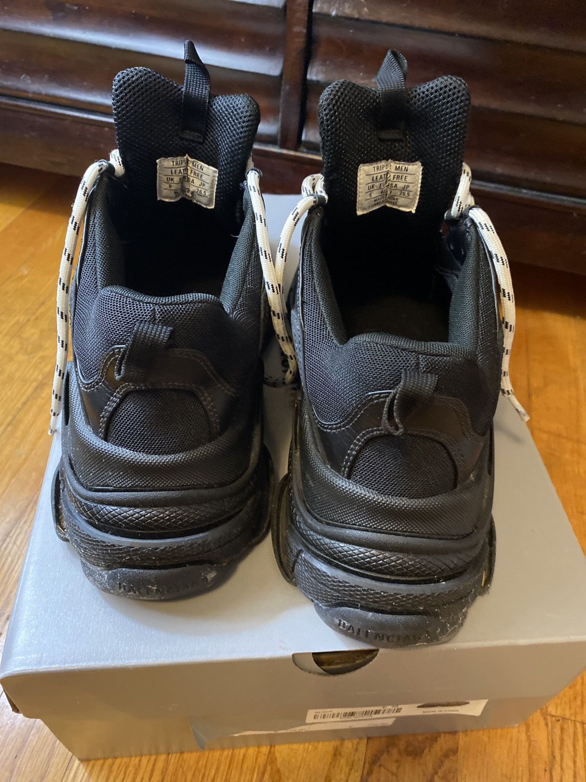 Balenciaga Balenciaga Triple S Black Size US 7.5 / EU 40-41 - 4 Thumbnail