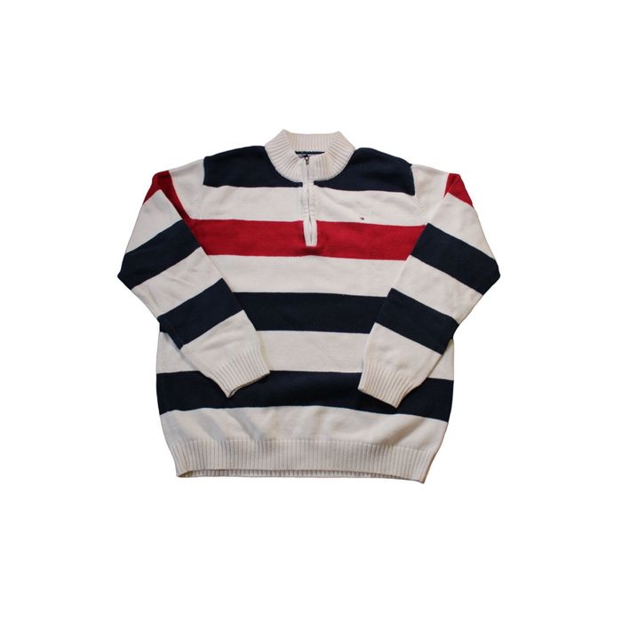 Tommy jeans 2024 striped sweatshirt