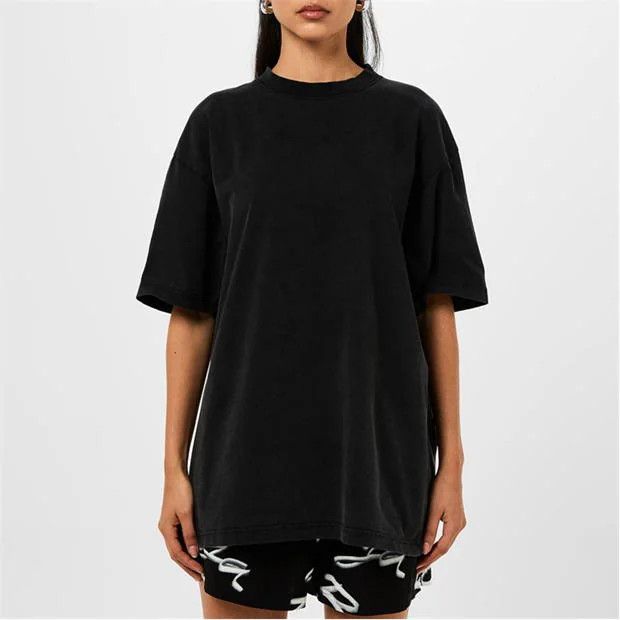 Balenciaga o1g2r1mq0924 Logo T Shirts in Black Size XS / US 0-2 / IT 36-38 - 3 Thumbnail
