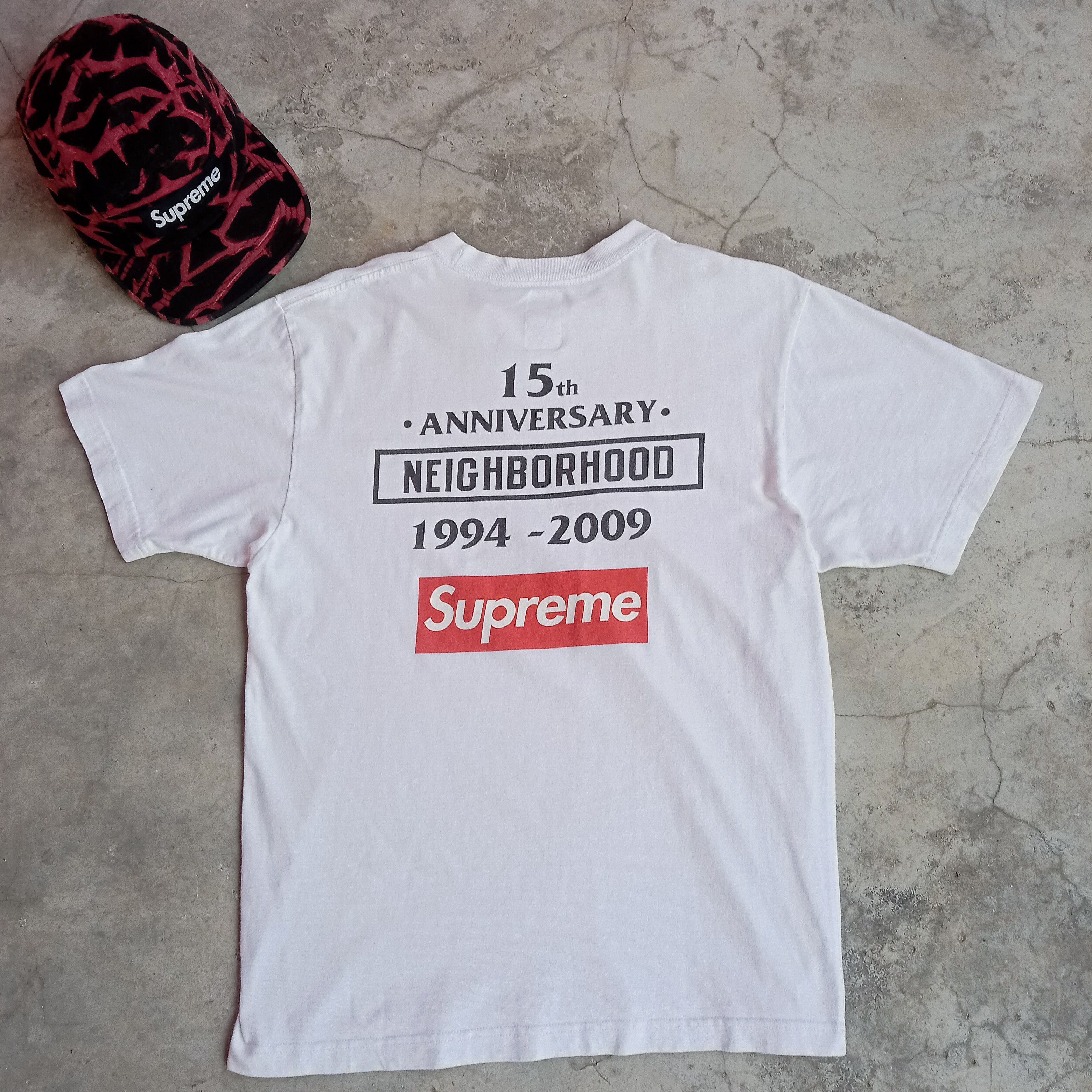 Supreme NEIGHBORHOOD X SUPREME 15TH ANNIVERSARY TEE | Grailed