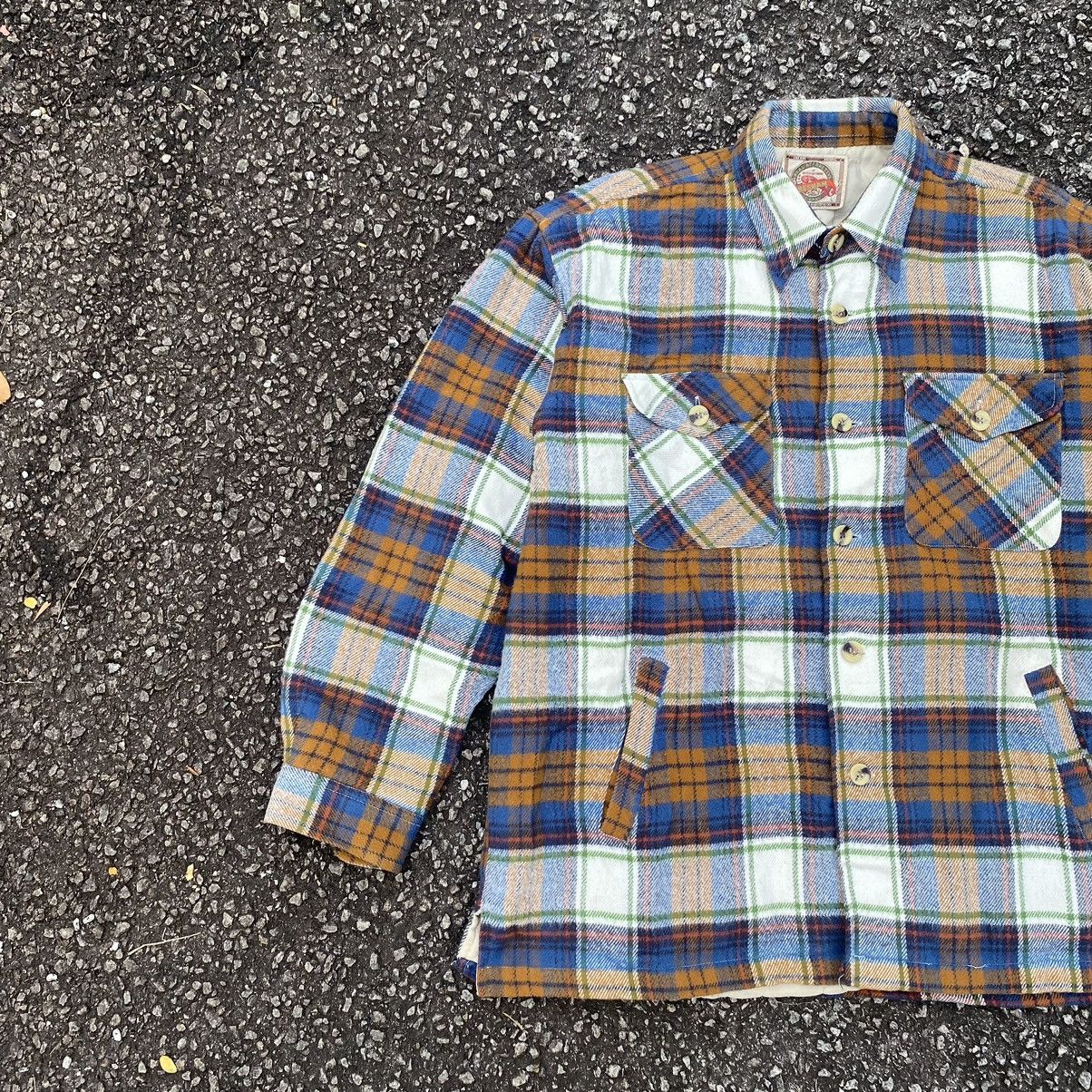 Japanese Brand × Vintage Vintage Checkered Board Double Pocket Button Up Size US L / EU 52-54 / 3 - 4 Thumbnail