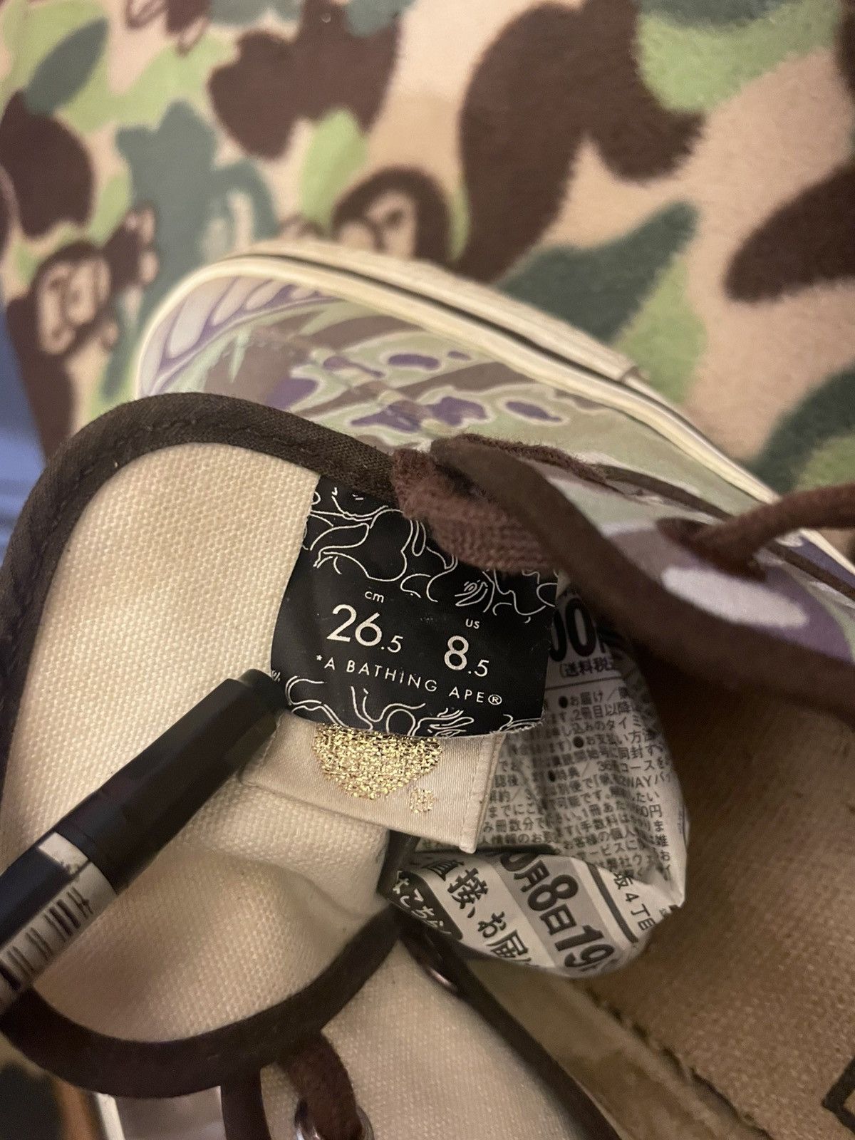 Bape Bape low Bapesta Size US 8.5 / EU 41-42 - 6 Thumbnail